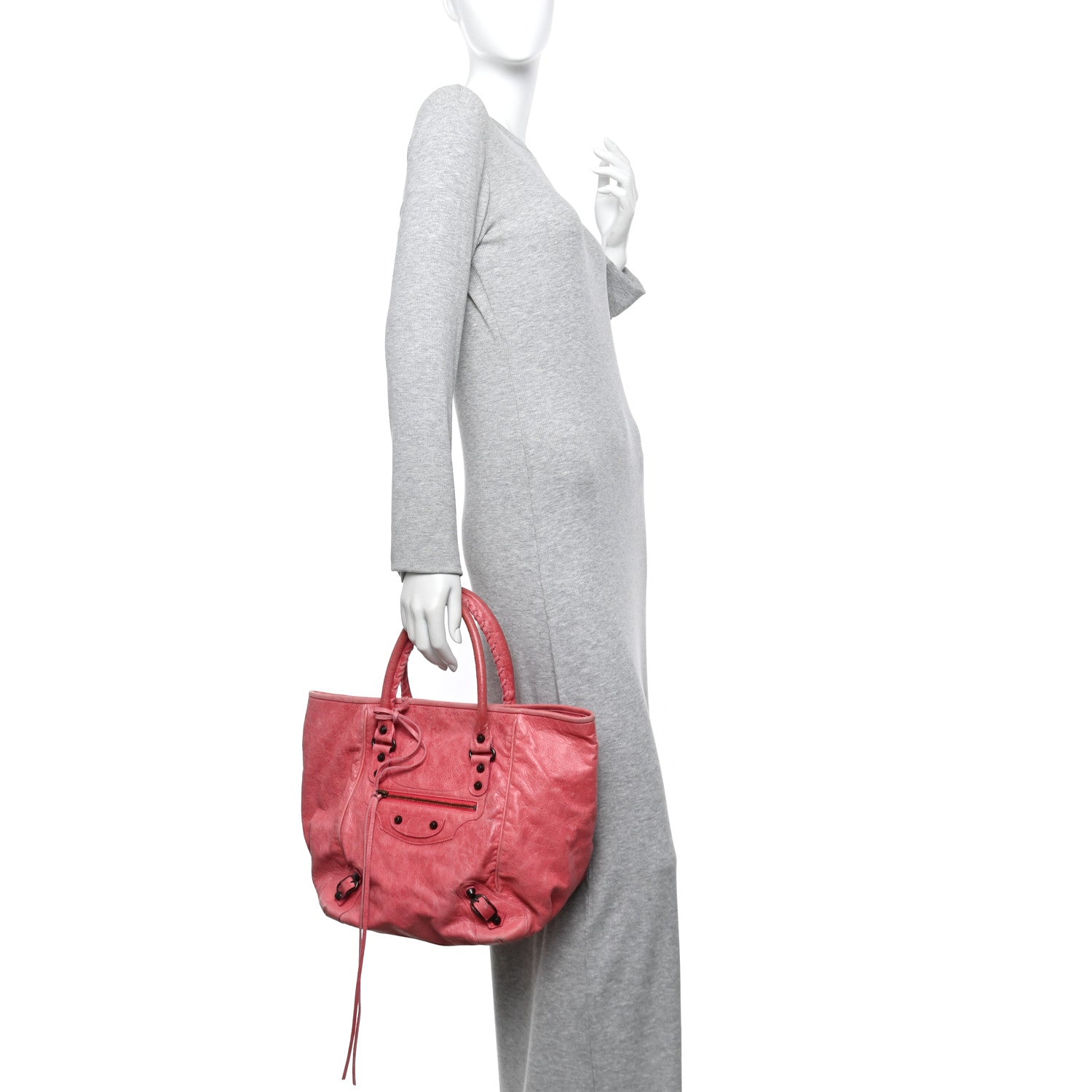 Agneau Classic Hardware S Sunday Tote Grenadine