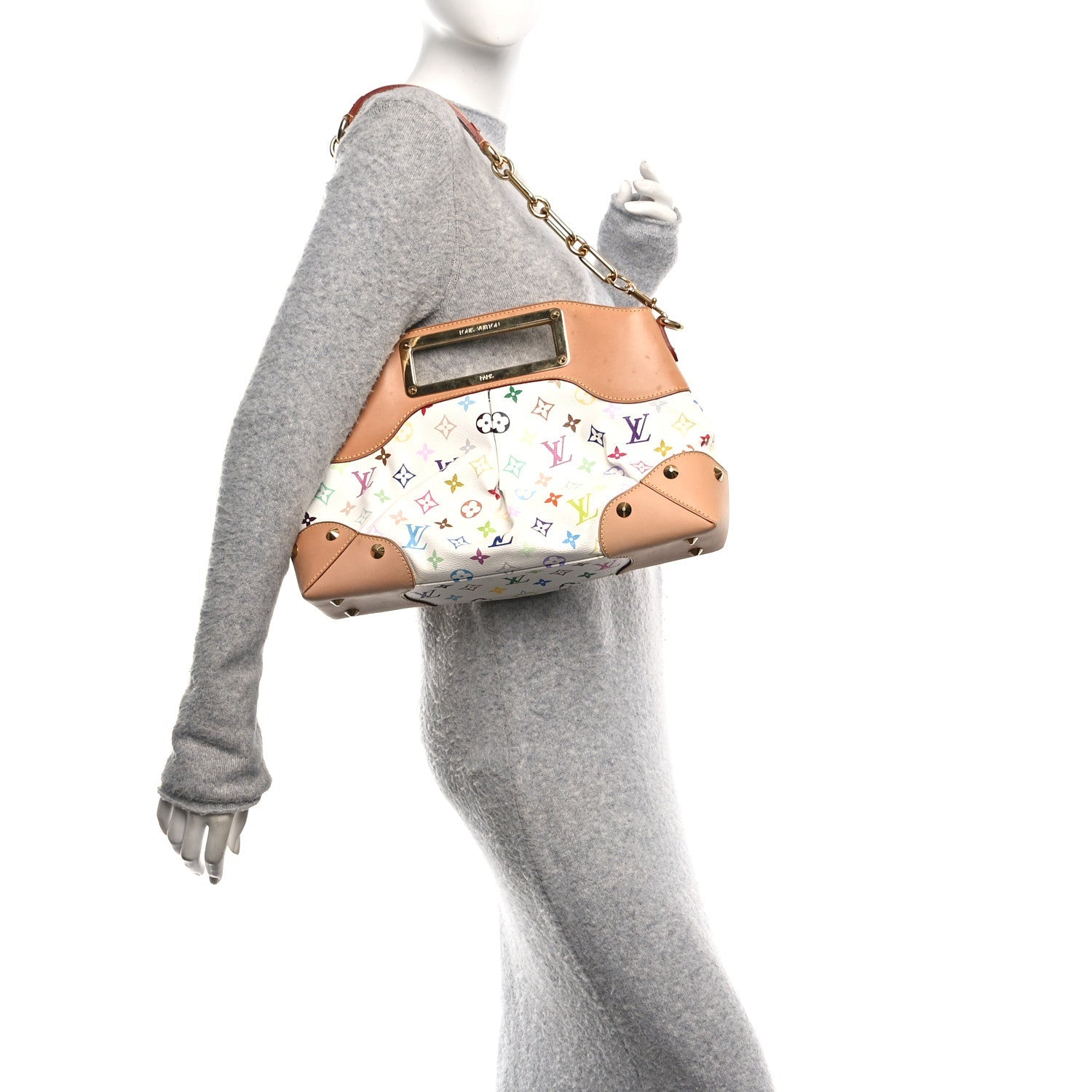 Monogram Multicolor Judy MM White