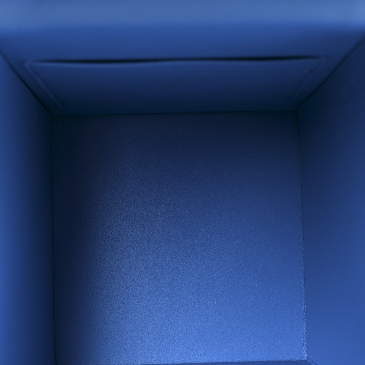 Epi Bleecker Box Indigo Coquelicot