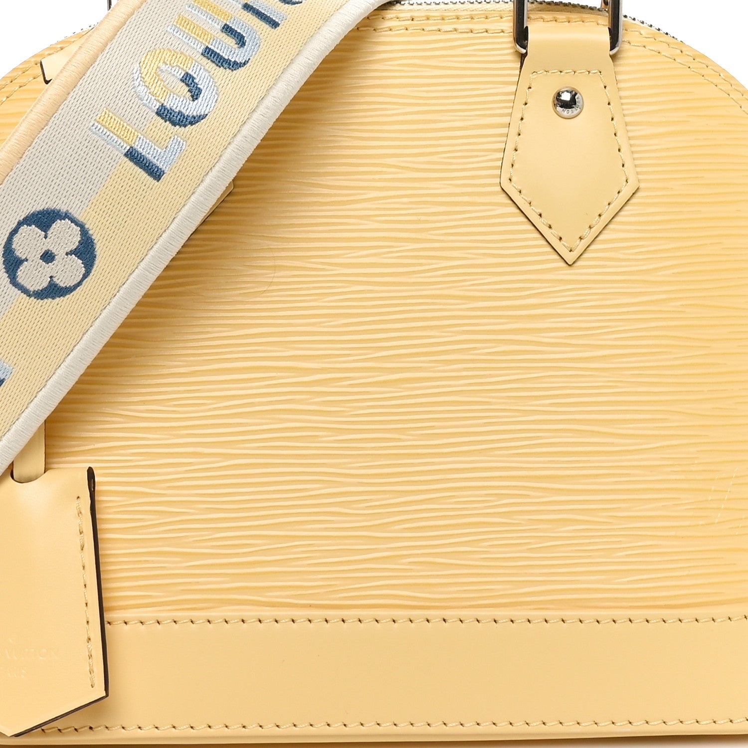 Epi Jacquard Alma BB Jaune Plume