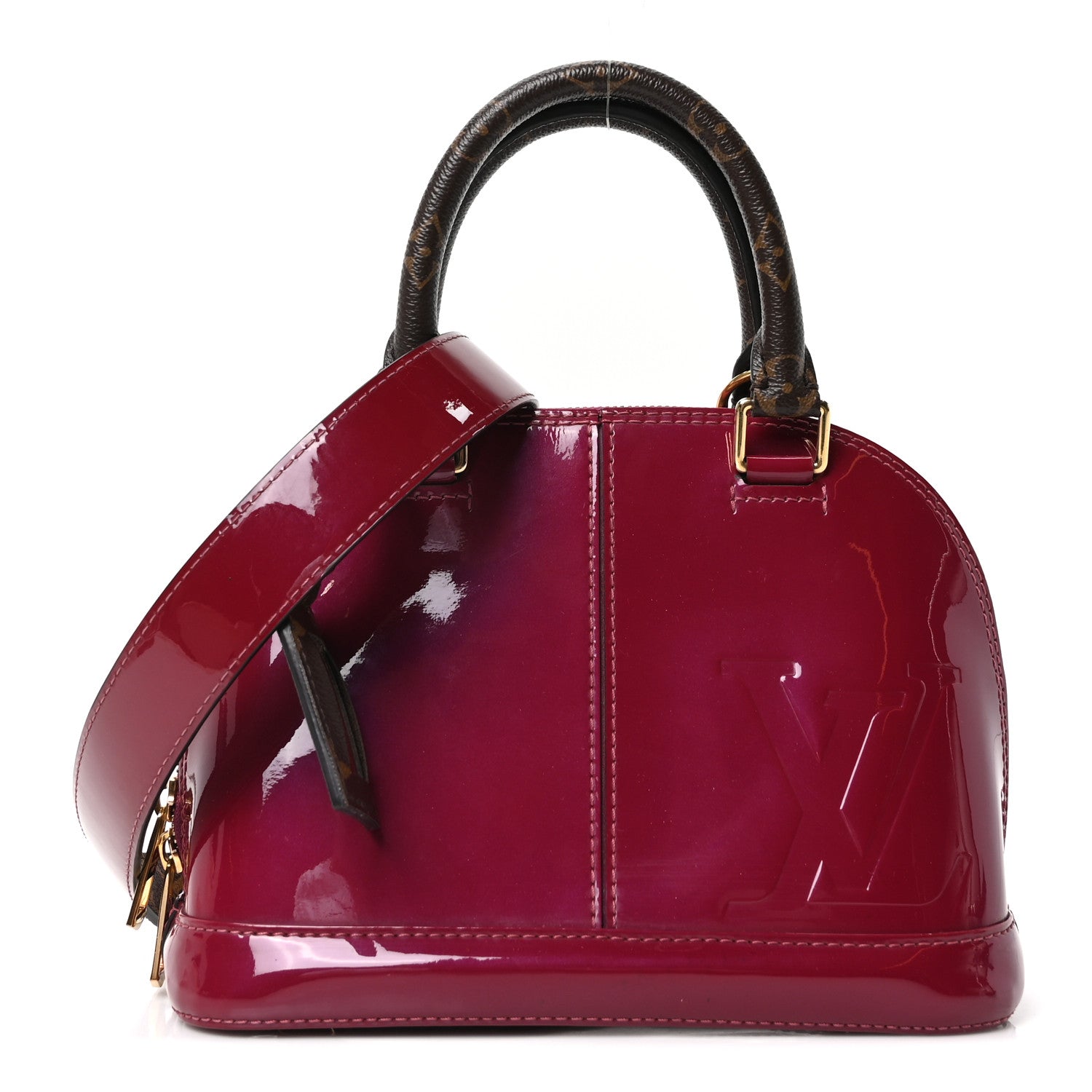 Patent Monogram Alma BB Magenta