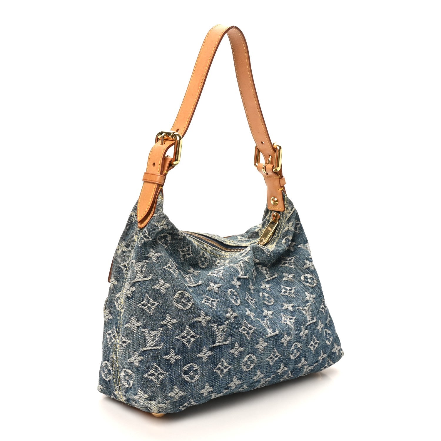 Monogram Denim Baggy PM Blue