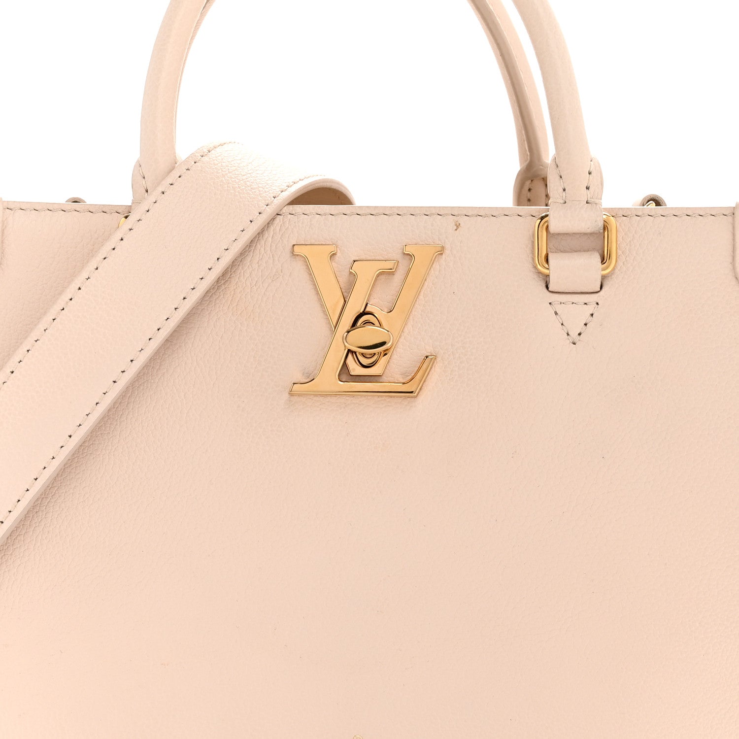 Calfskin Lock & Go Tote Quartz