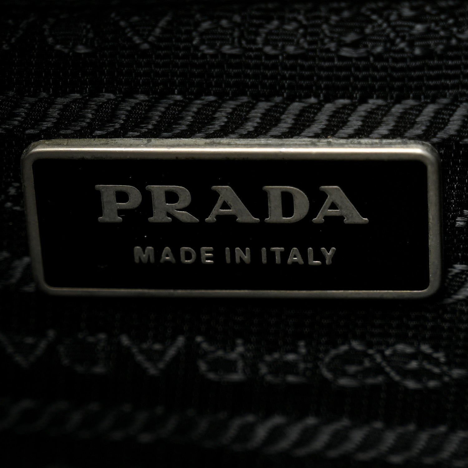 Tessuto Nylon Messenger Bag Black