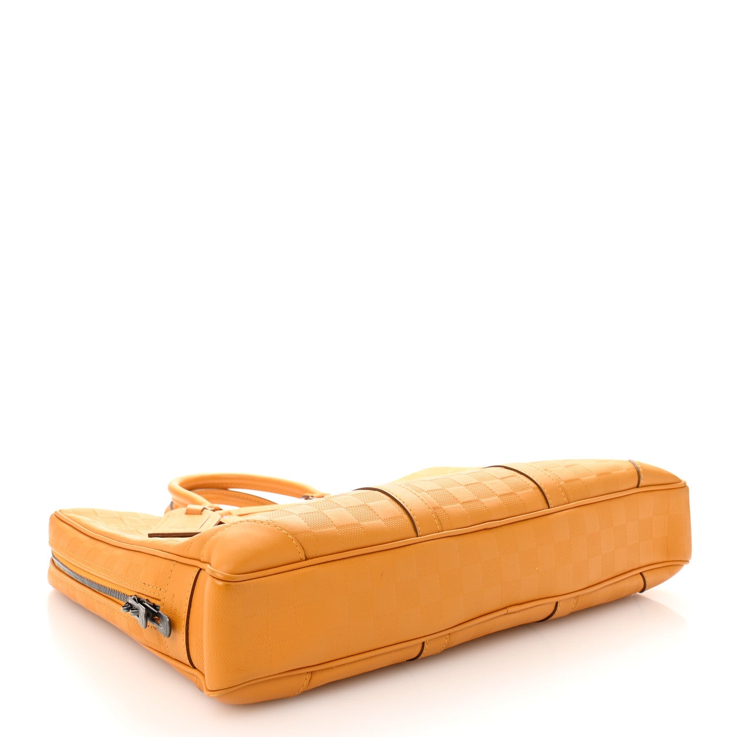 Damier Infini Porte-Documents Voyage Jaune