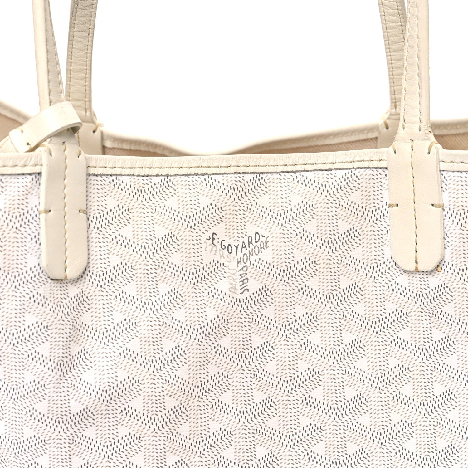 Goyardine Saint Louis PM White