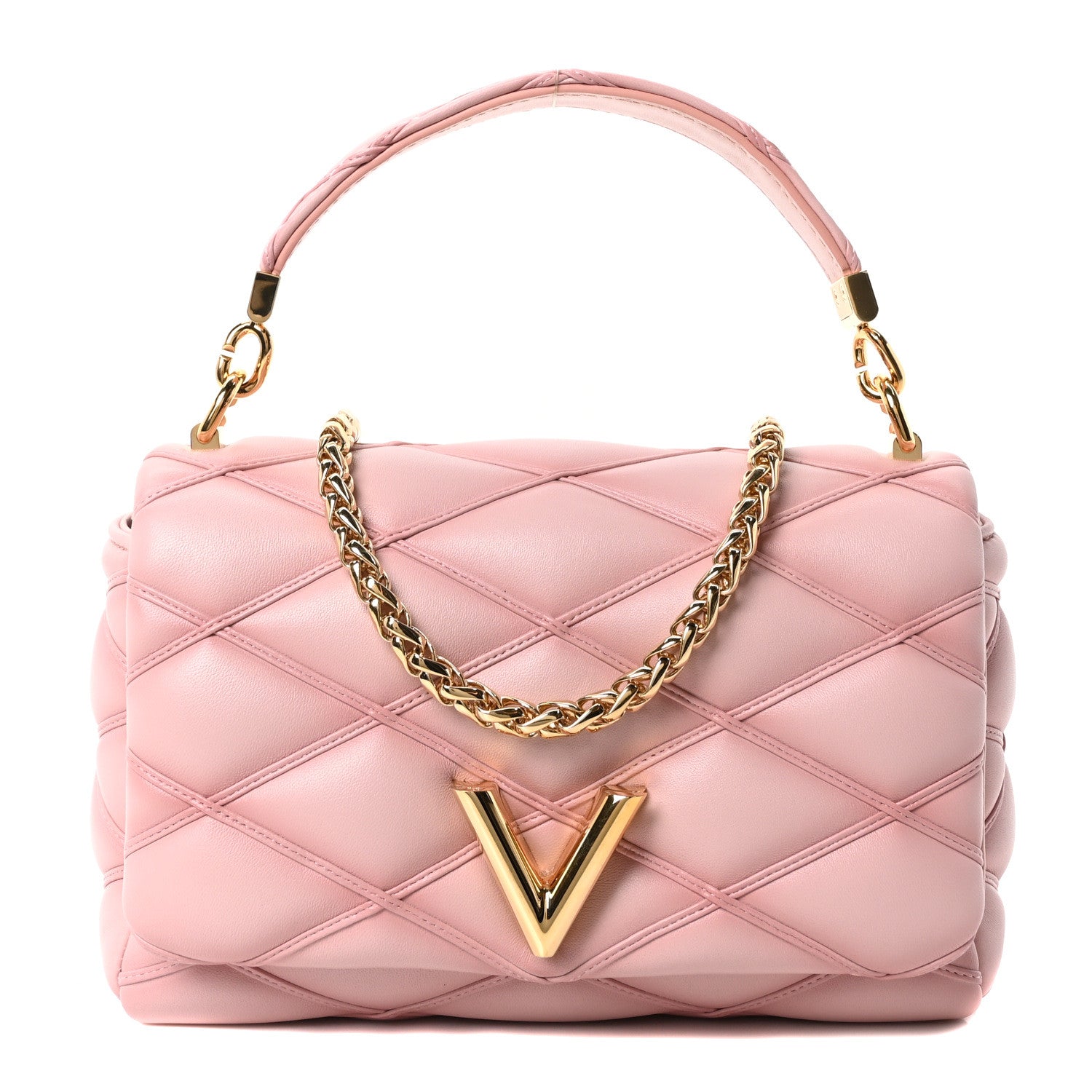 Lambskin Malletage Top Handle GO-14 MM Rosabella