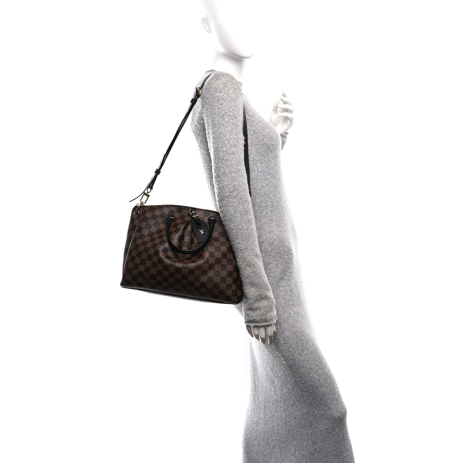 Damier Ebene Odeon Tote MM Black