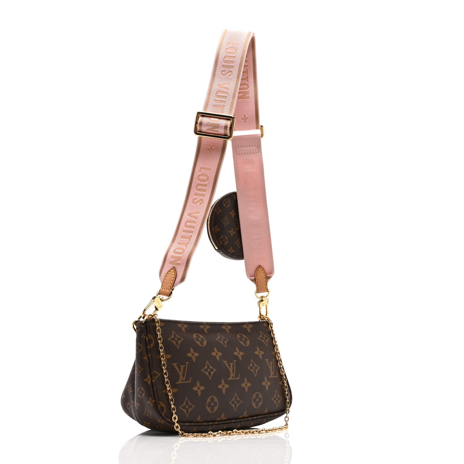 Monogram Multi Pochette Accessories Rose Clair