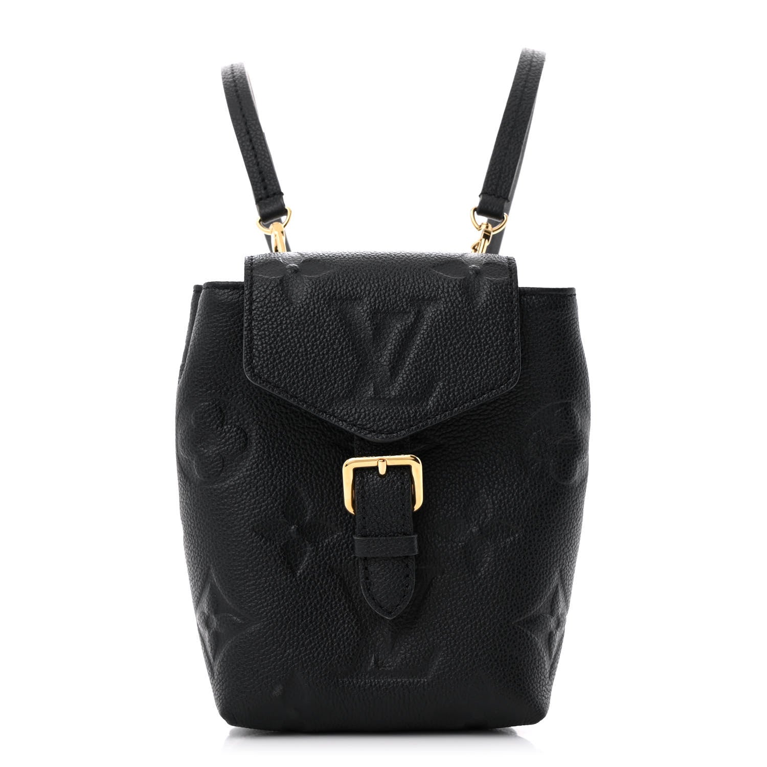 Empreinte Monogram Giant Tiny Backpack Black