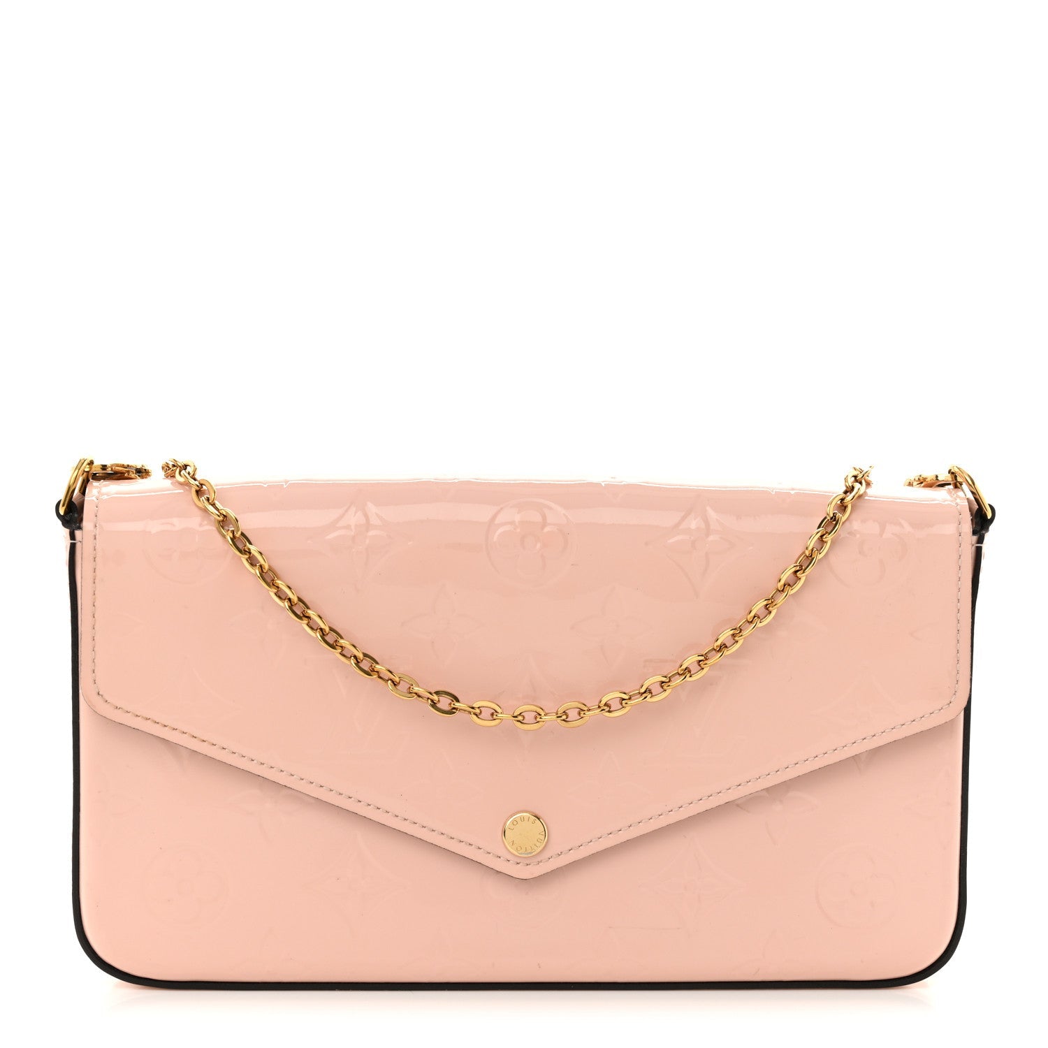 Vernis Pochette Felicie Chain Wallet Rose Ballerine