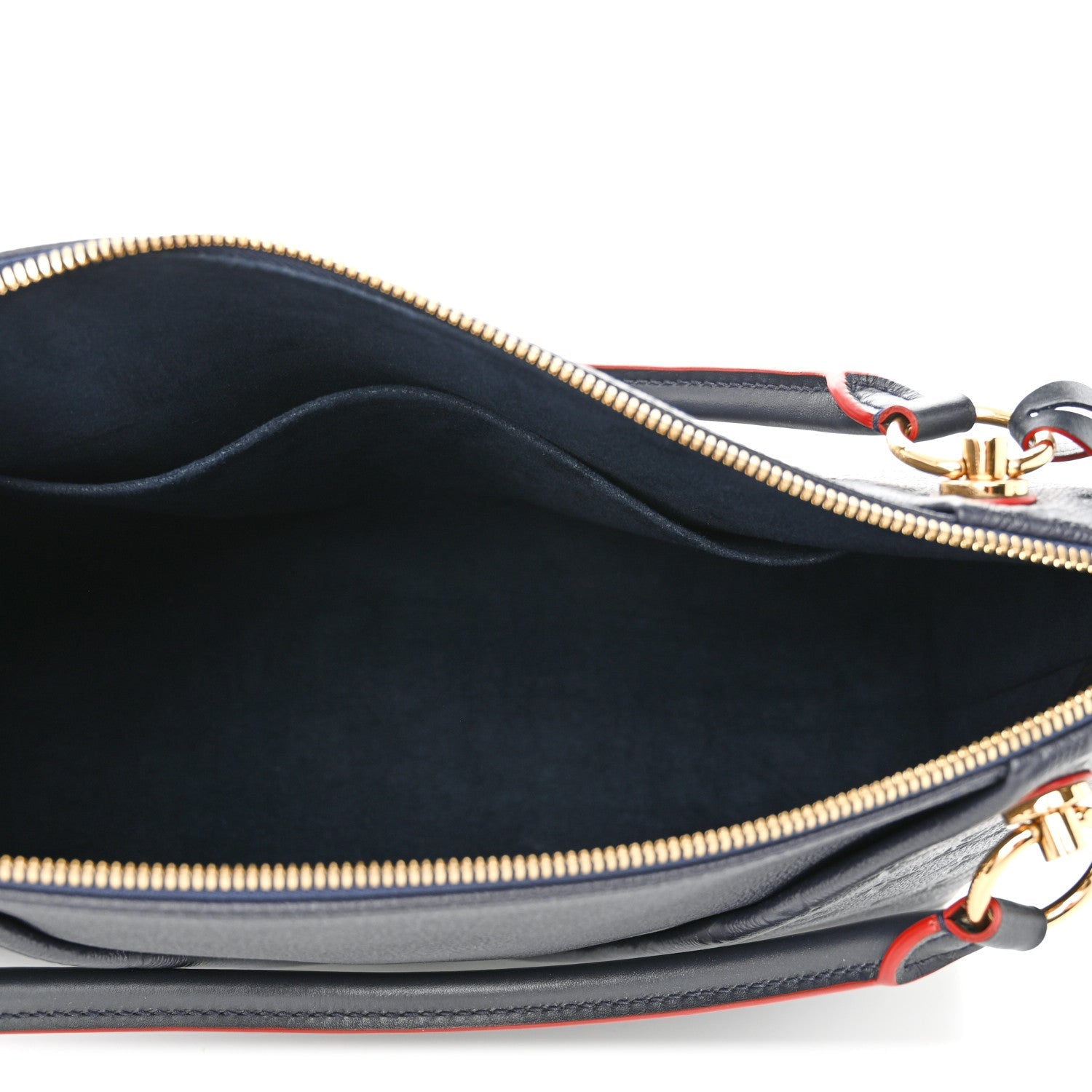 Empreinte V Tote MM Marine Rouge