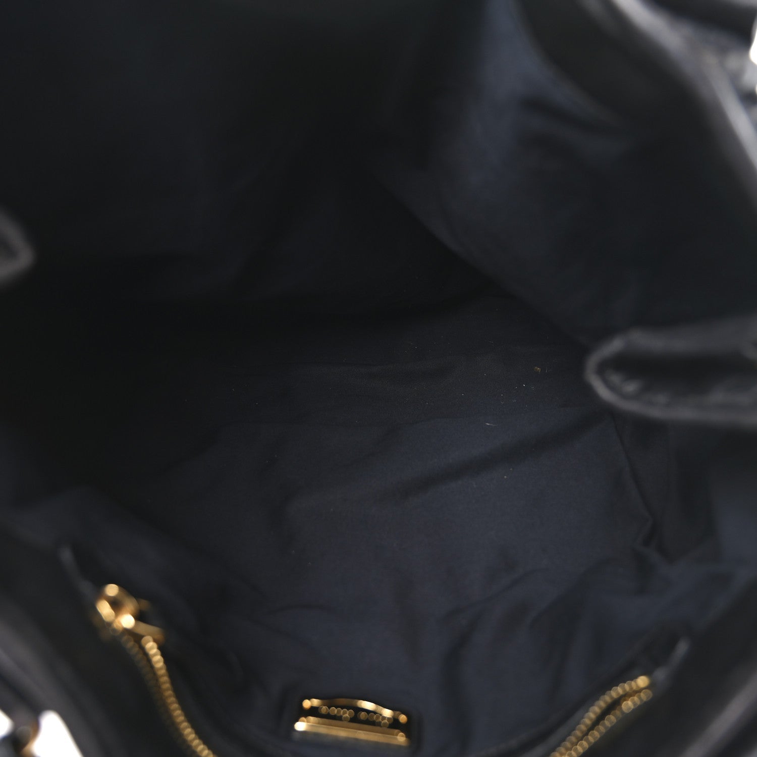 Nappa Matelasse Top Handle Black