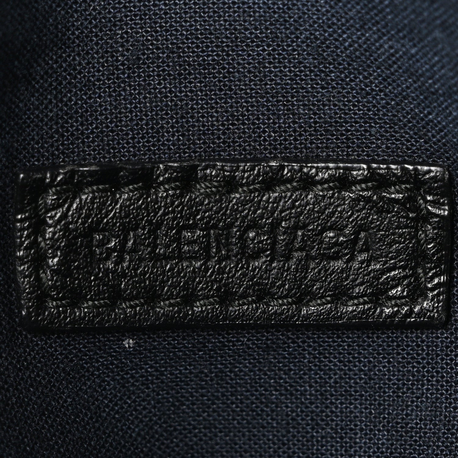 Twill Nylon Allover Logo Explorer Beltpack Black White