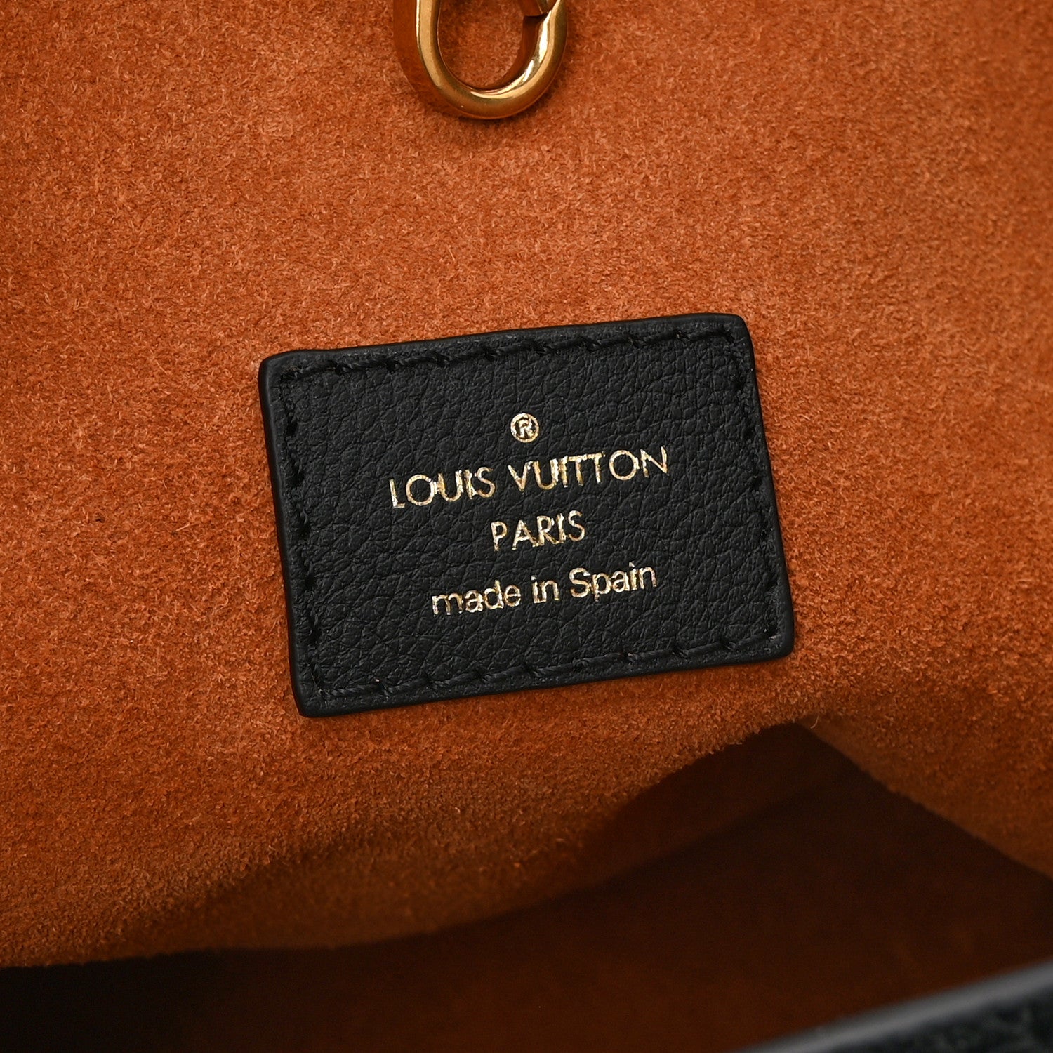 Grained Calfskin Low Key Hobo PM Black