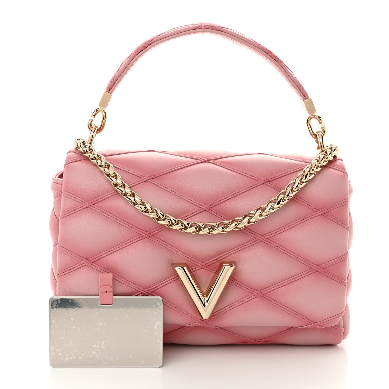 Lambskin Malletage Top Handle GO-14 MM Raspberry