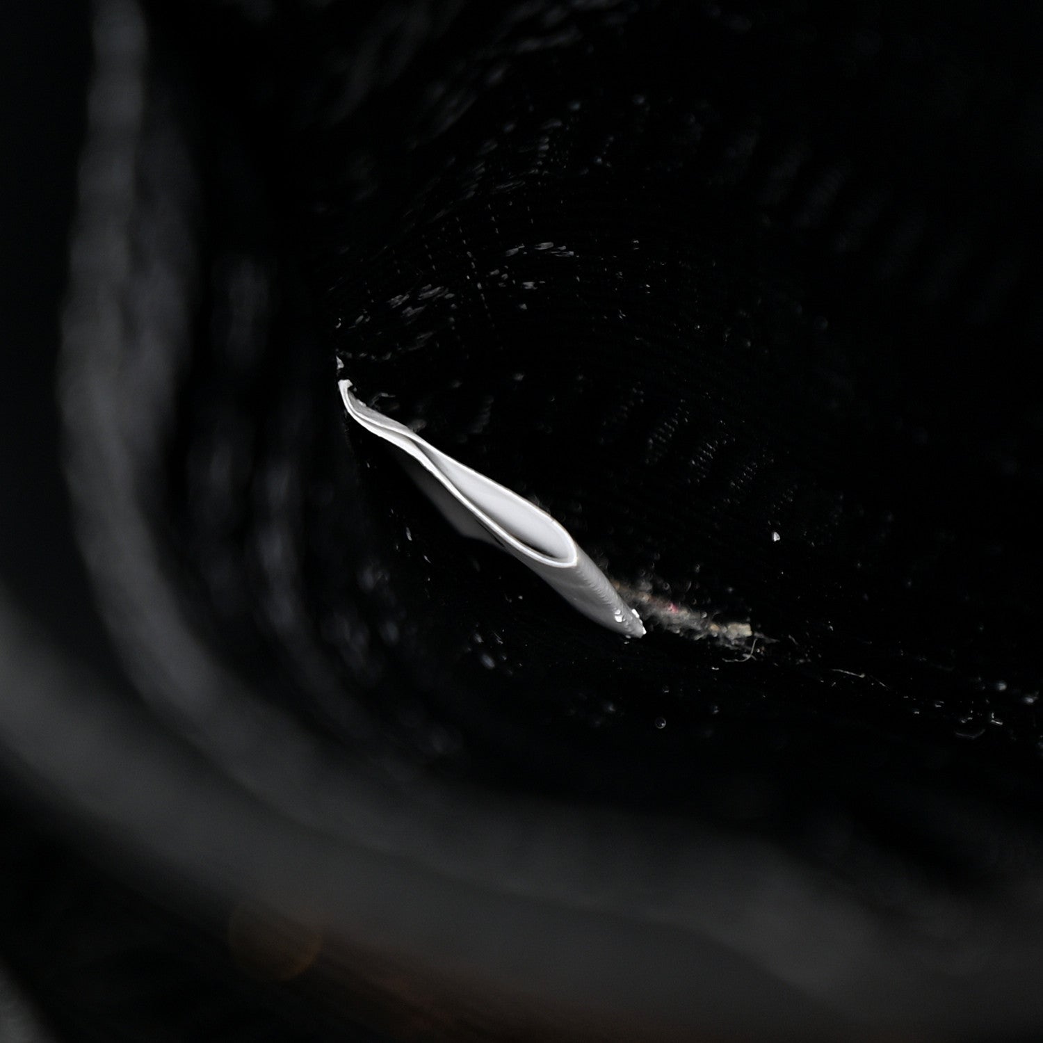 Saffiano Soft Calfskin Mini Zippered Crossbody Tote Black