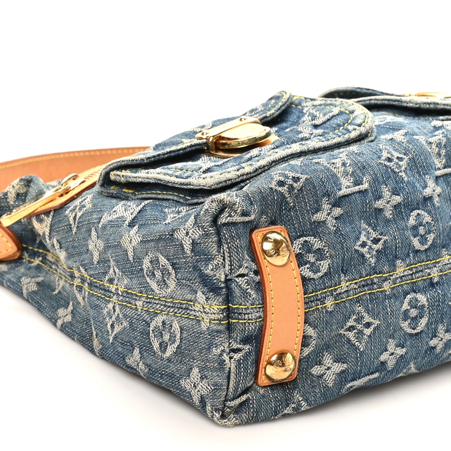 Monogram Denim Baggy PM Blue