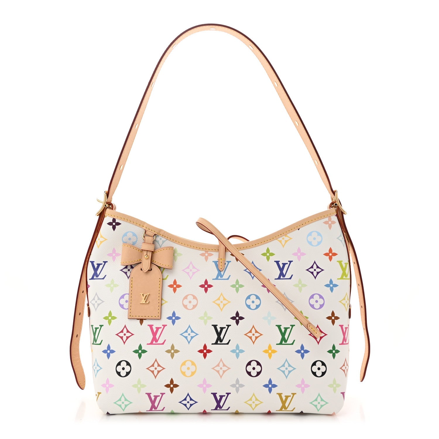LV x TM Monogram Multicolor CarryAll PM White