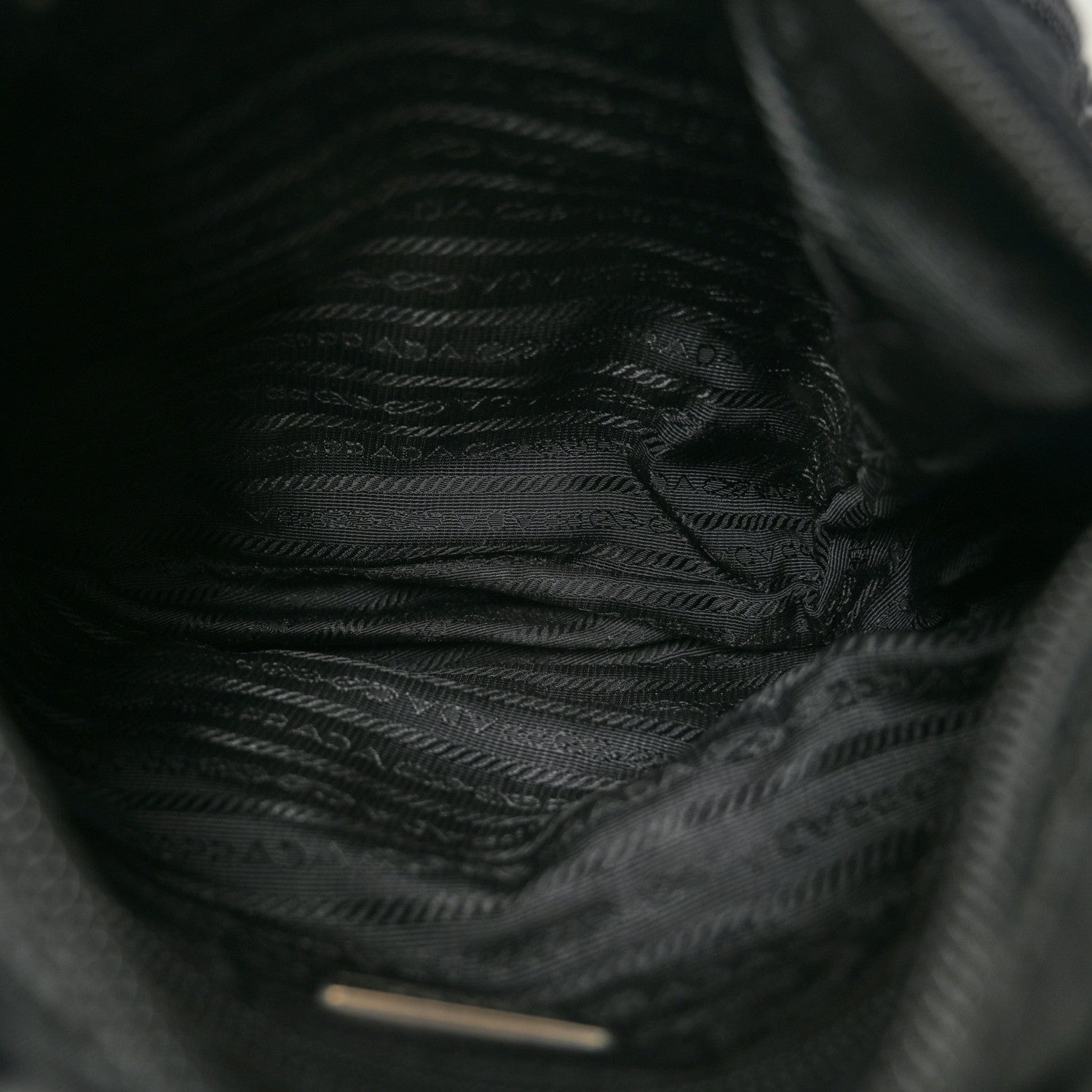 Tessuto Nylon Saffiano Small Vela Messenger Black