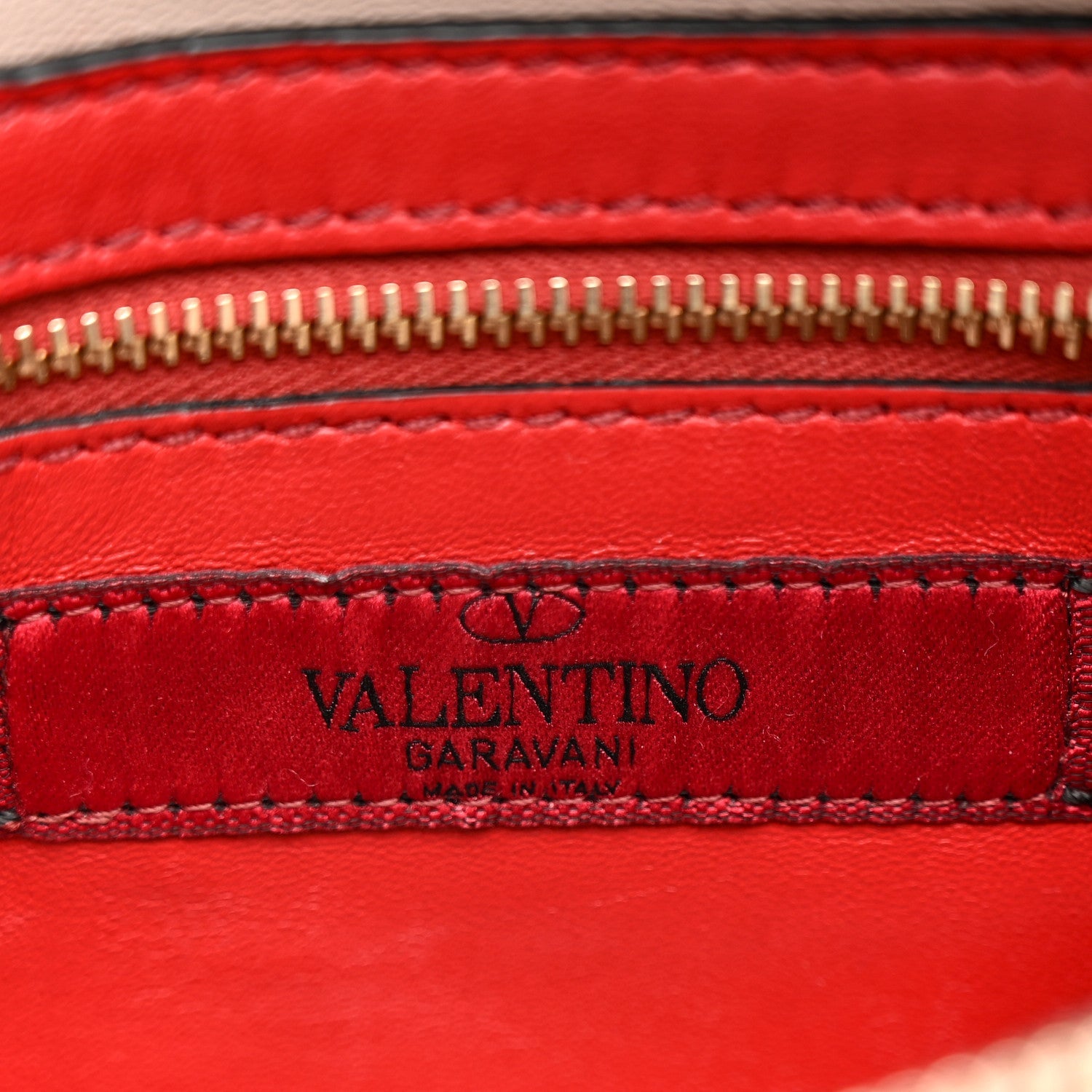 Nappa Rockstud Spike Belt Bag Poudre