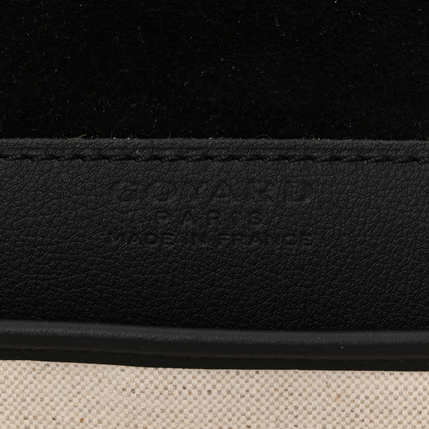 Goyardine Coursier Messenger Bag Black