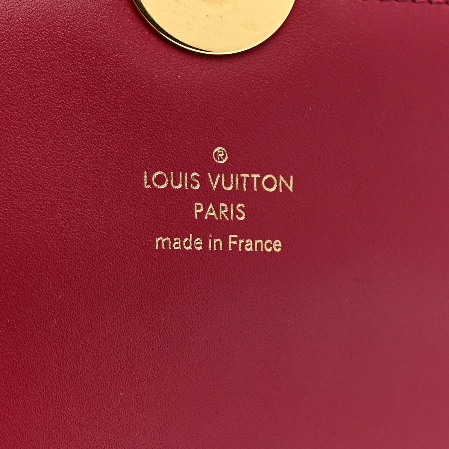 Monogram Flore Chain Wallet Fuchsia