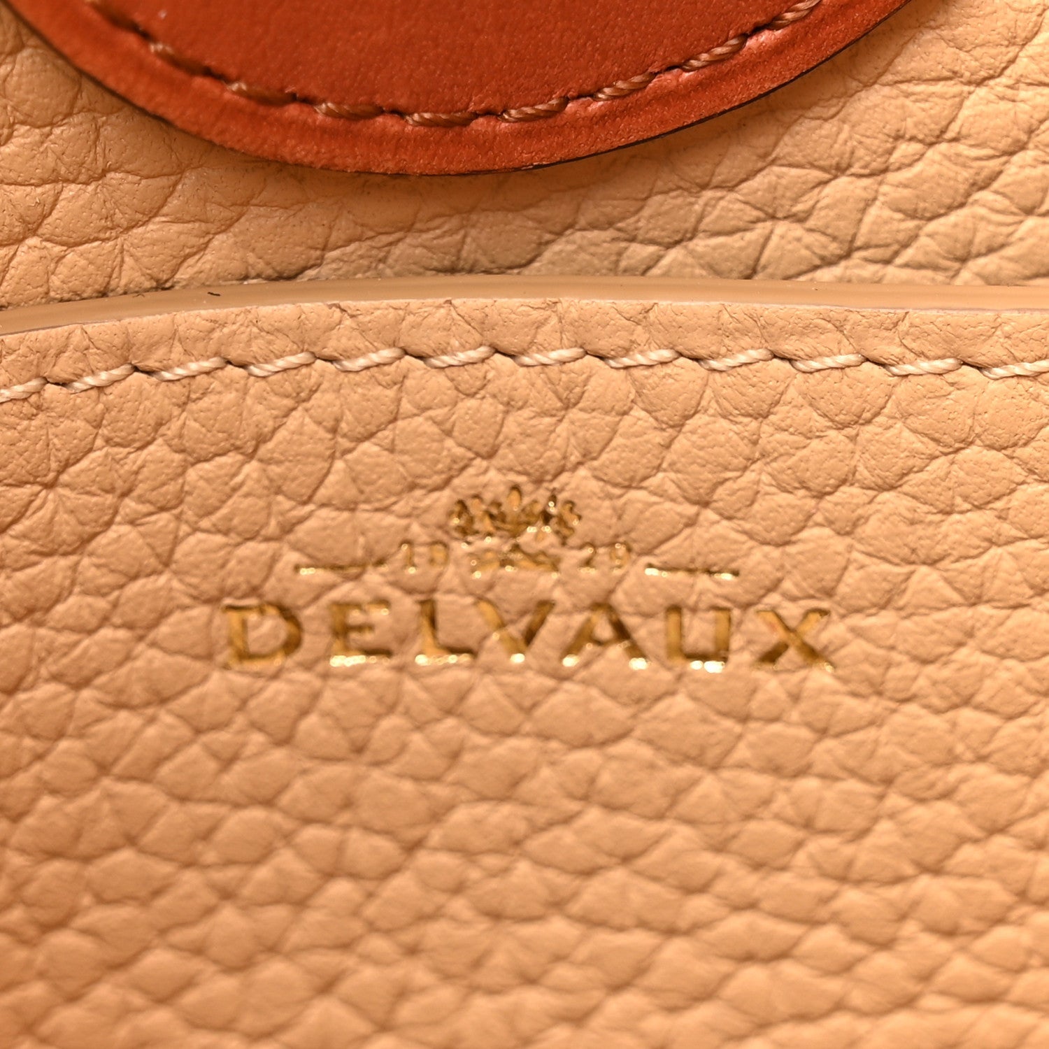 Teddy Calfskin Mini Pin Daily Surpique Bucket Natural