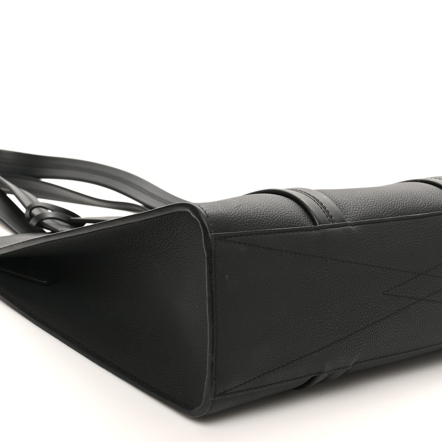 Grained Calfskin LV Aerogram Tote Black