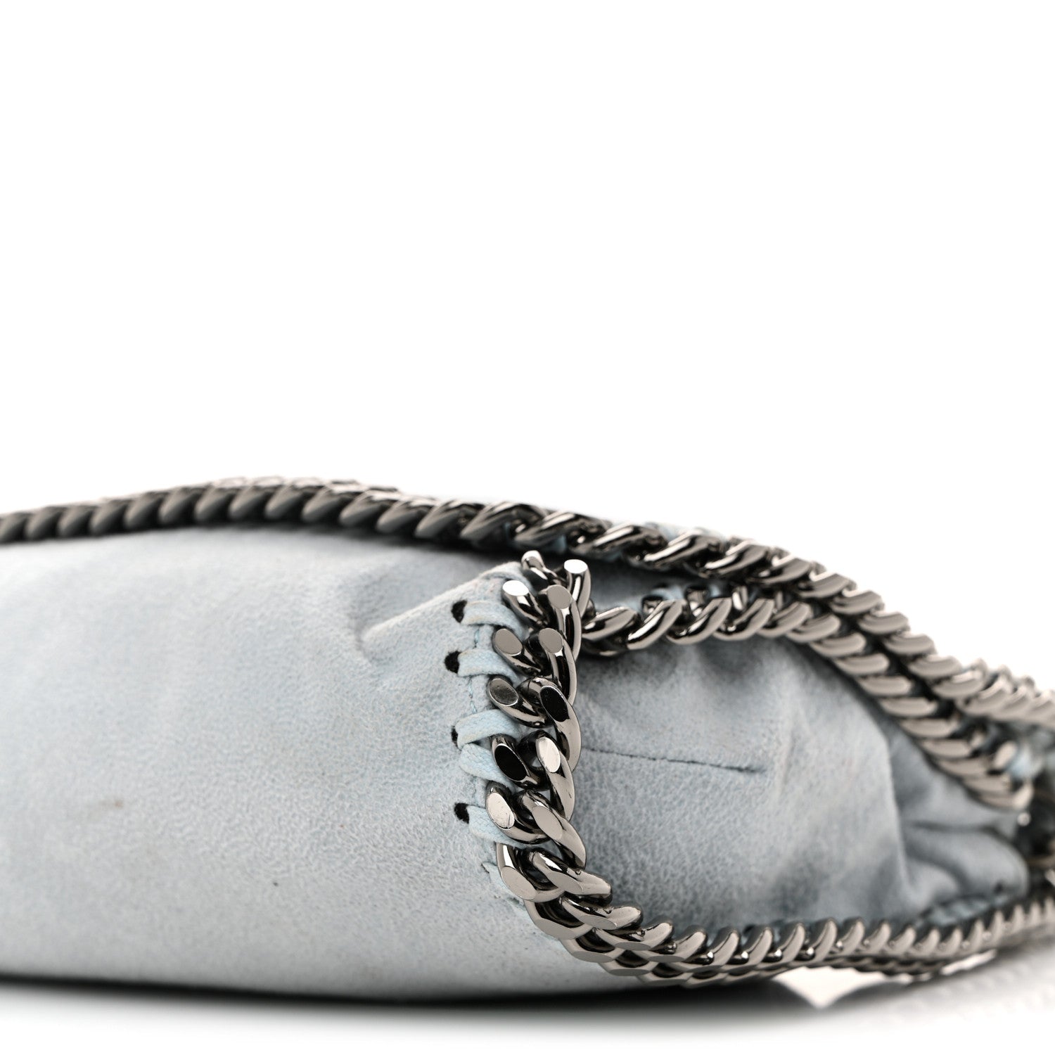 Shaggy Deer Falabella Crossbody Clutch Ice Blue