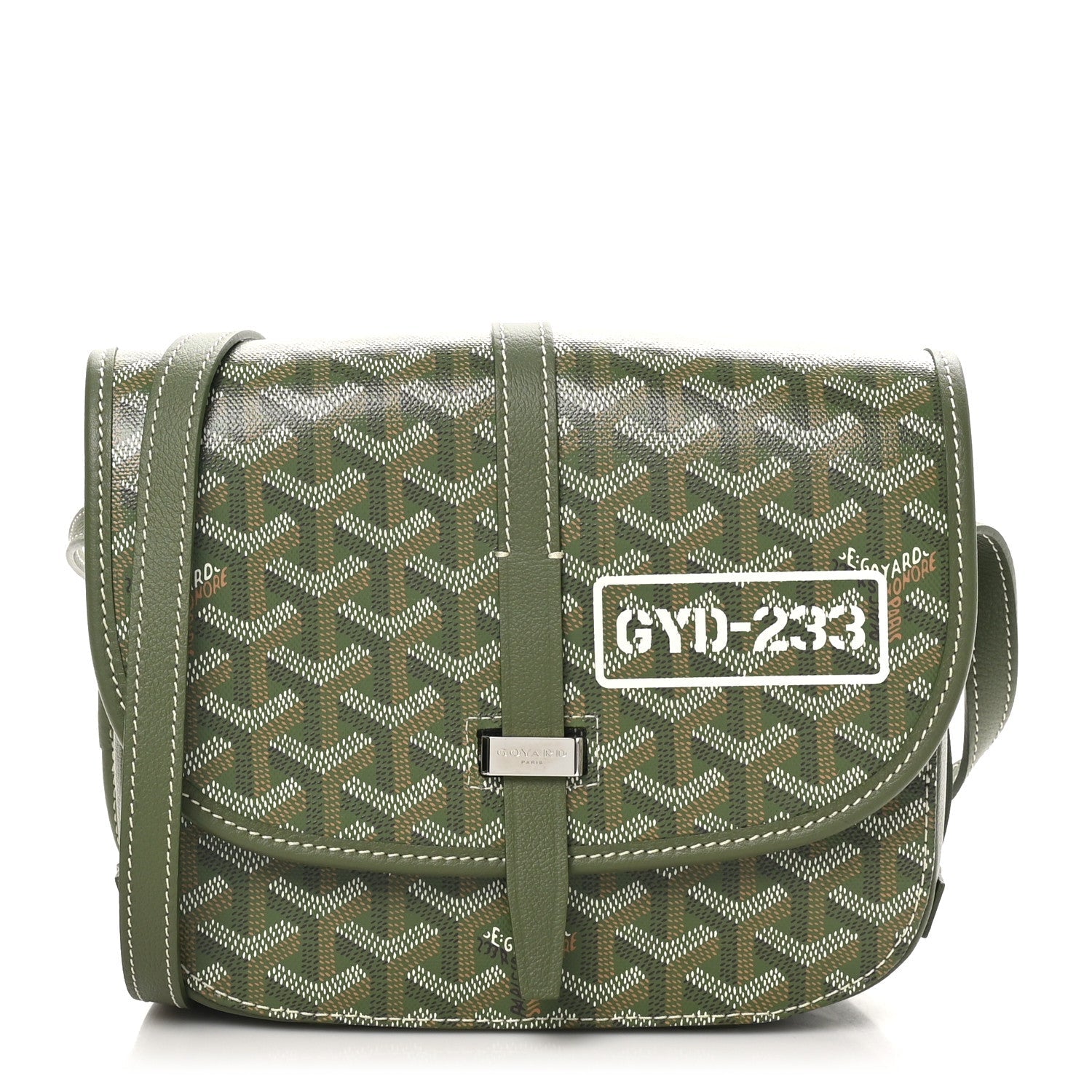 Goyardine Belvedere PM Messenger Bag Kaki