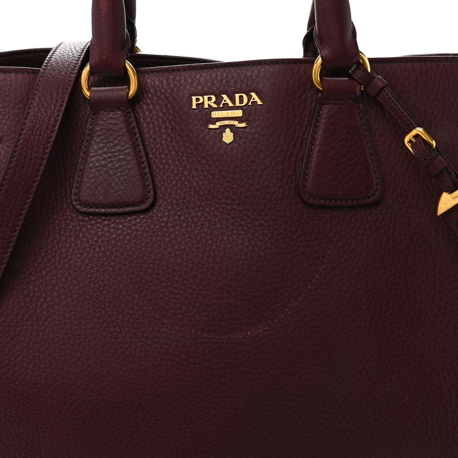 Vitello Daino Tote Granato