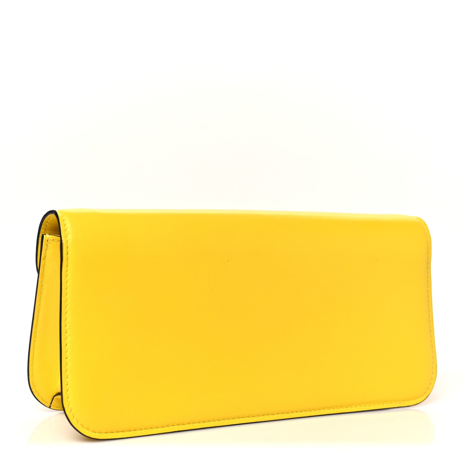 Calfskin Vlogo Loco Shoulder Bag Bright Lemon