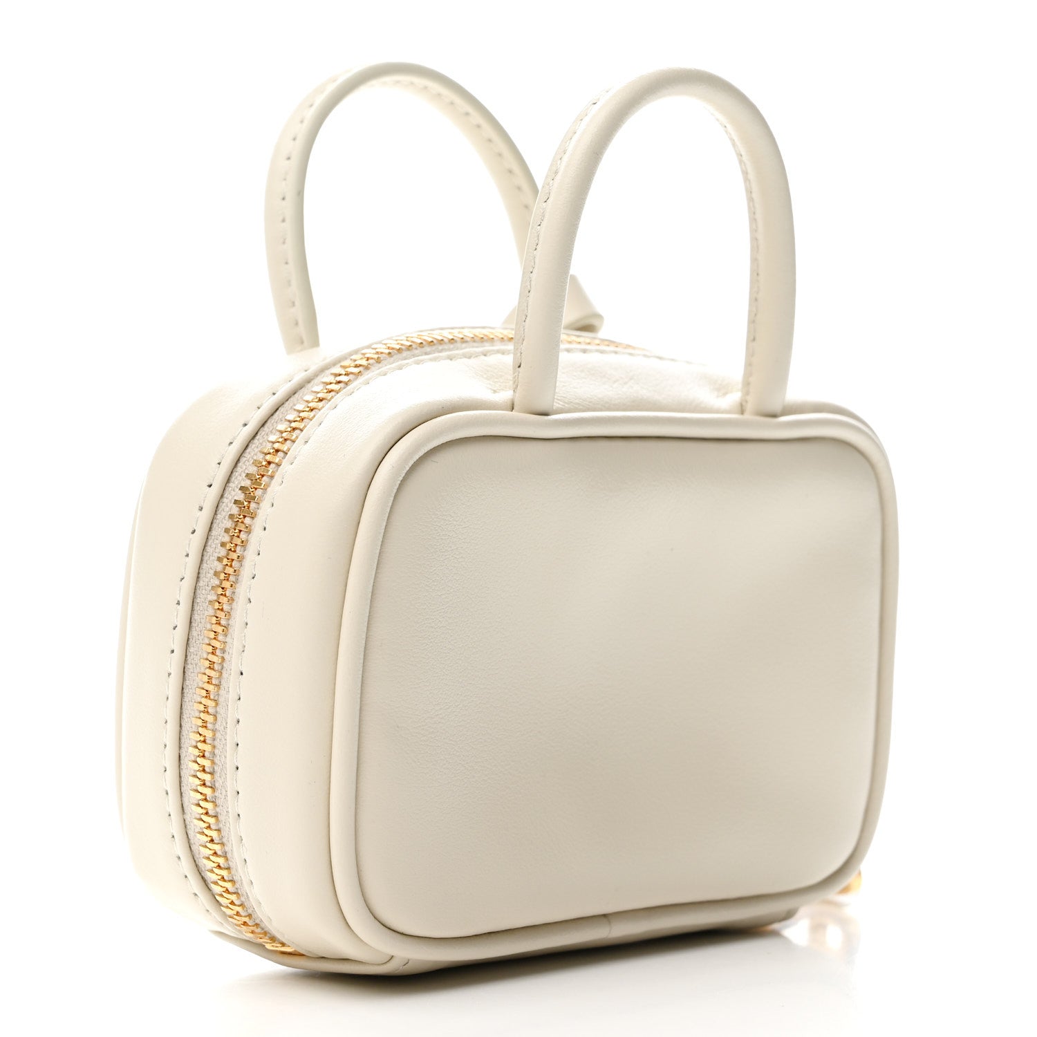 Calfskin Beau Micro Bag Chalk White