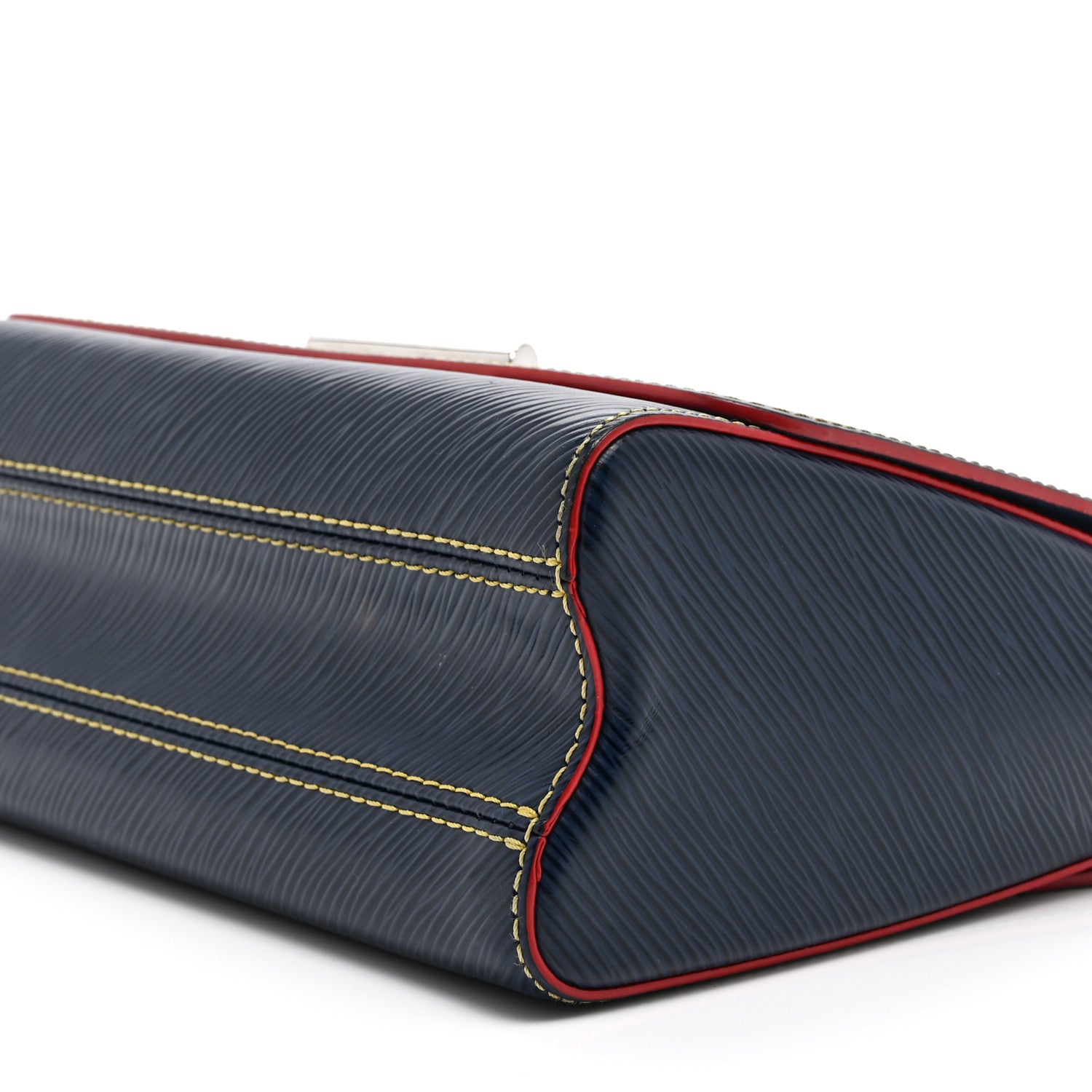 Epi Twist Shoulder Bag MM Indigo Piment