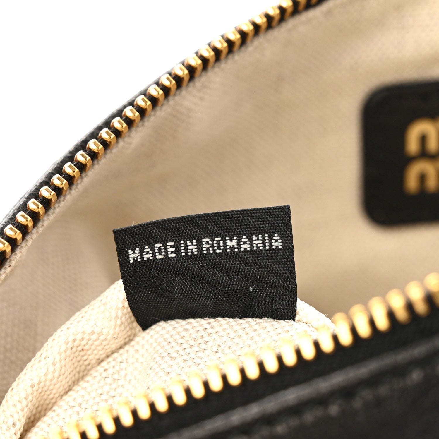 Nappa Aviator Mini Pouch Black