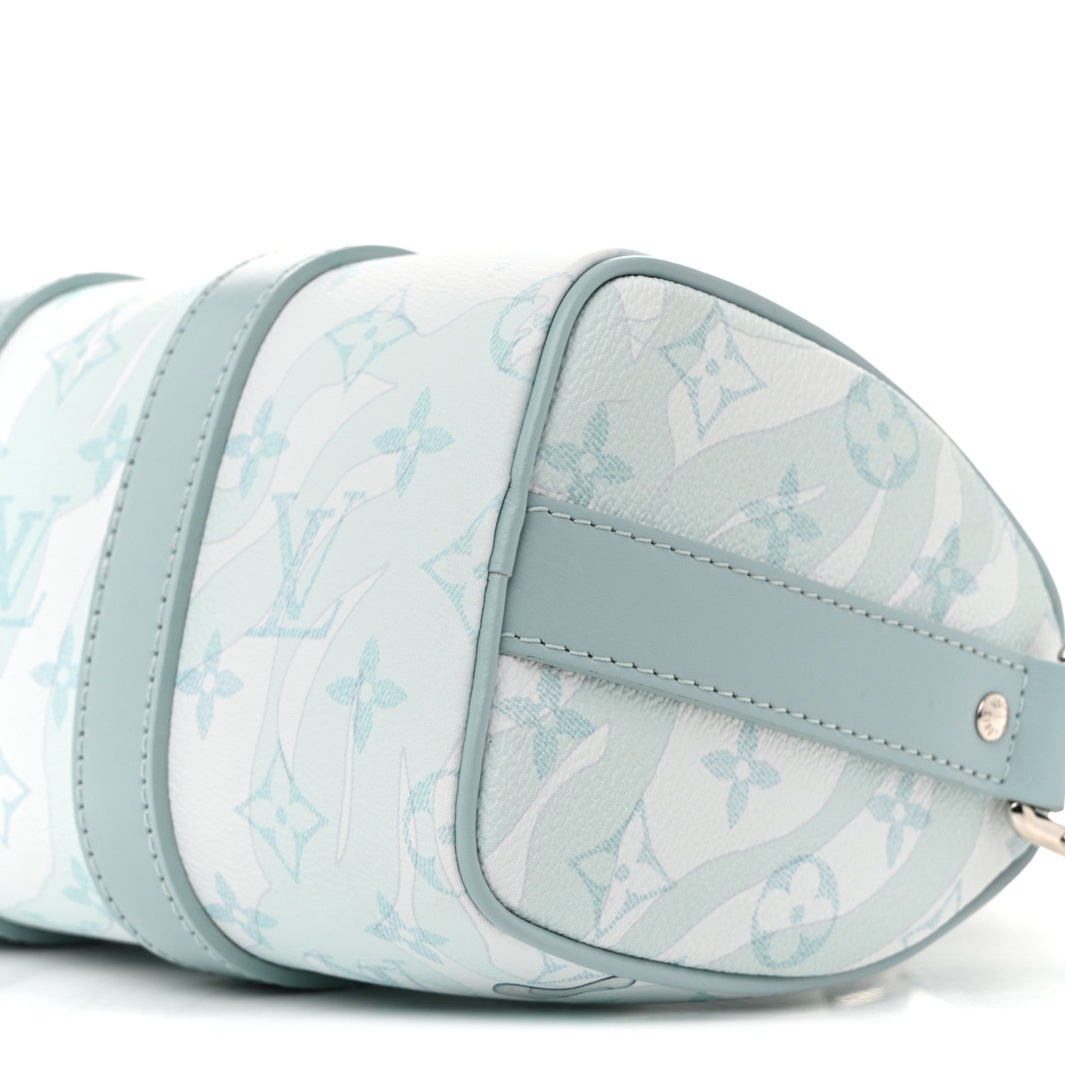 Monogram Aquagarden Keepall Bandouliere 25 Crystal Blue