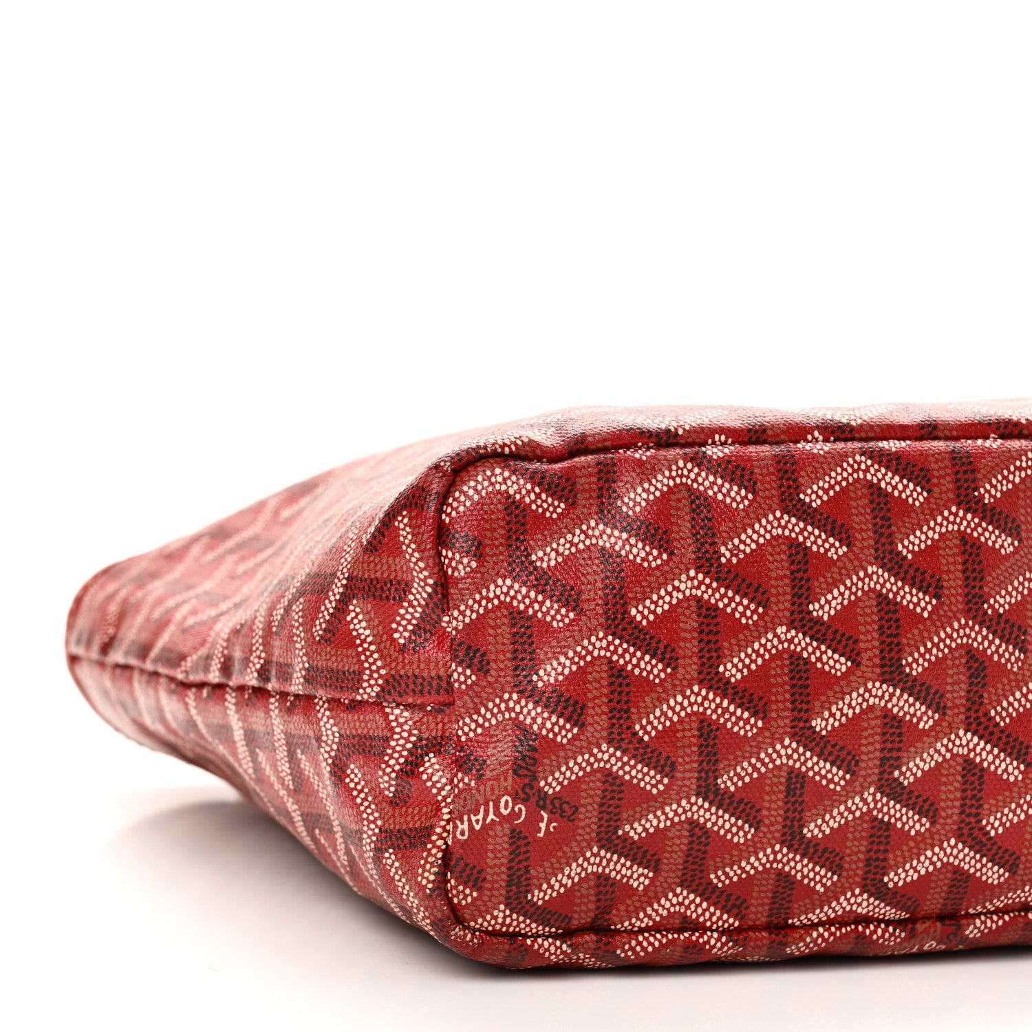 Goyardine Saint Louis Junior Jr PM Tote Red