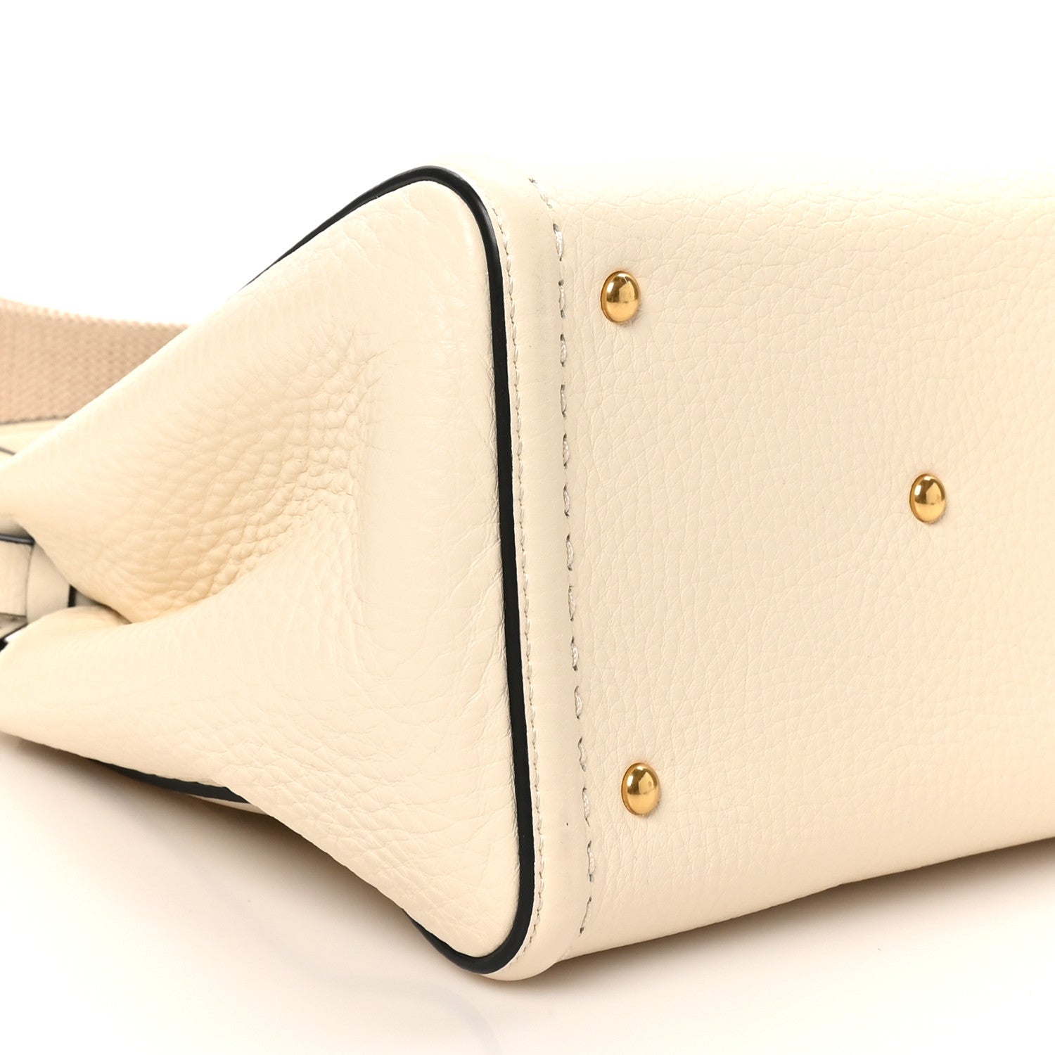 Soft Grainy Calfskin Alltime Small Handbag Ivory