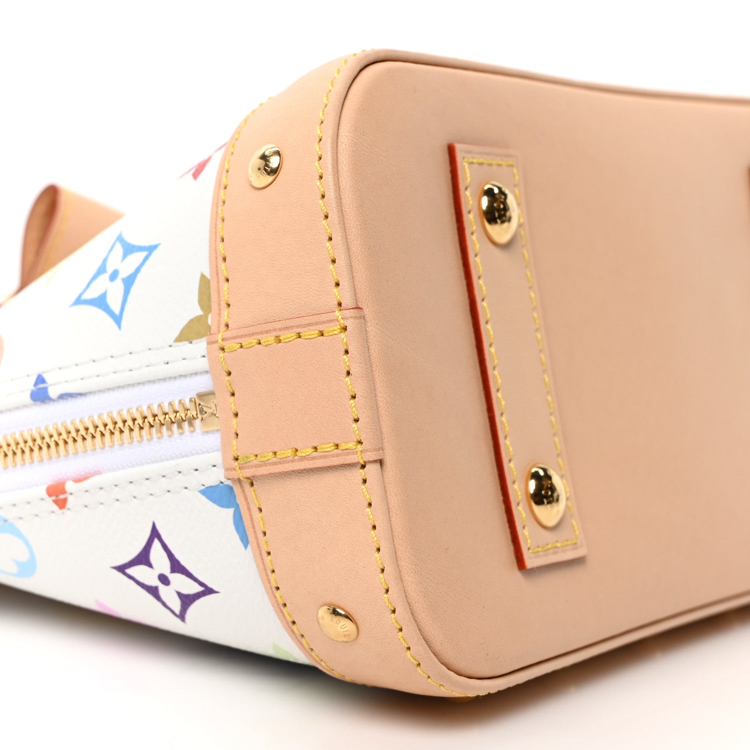 LV x TM Monogram Multicolor Alma BB White