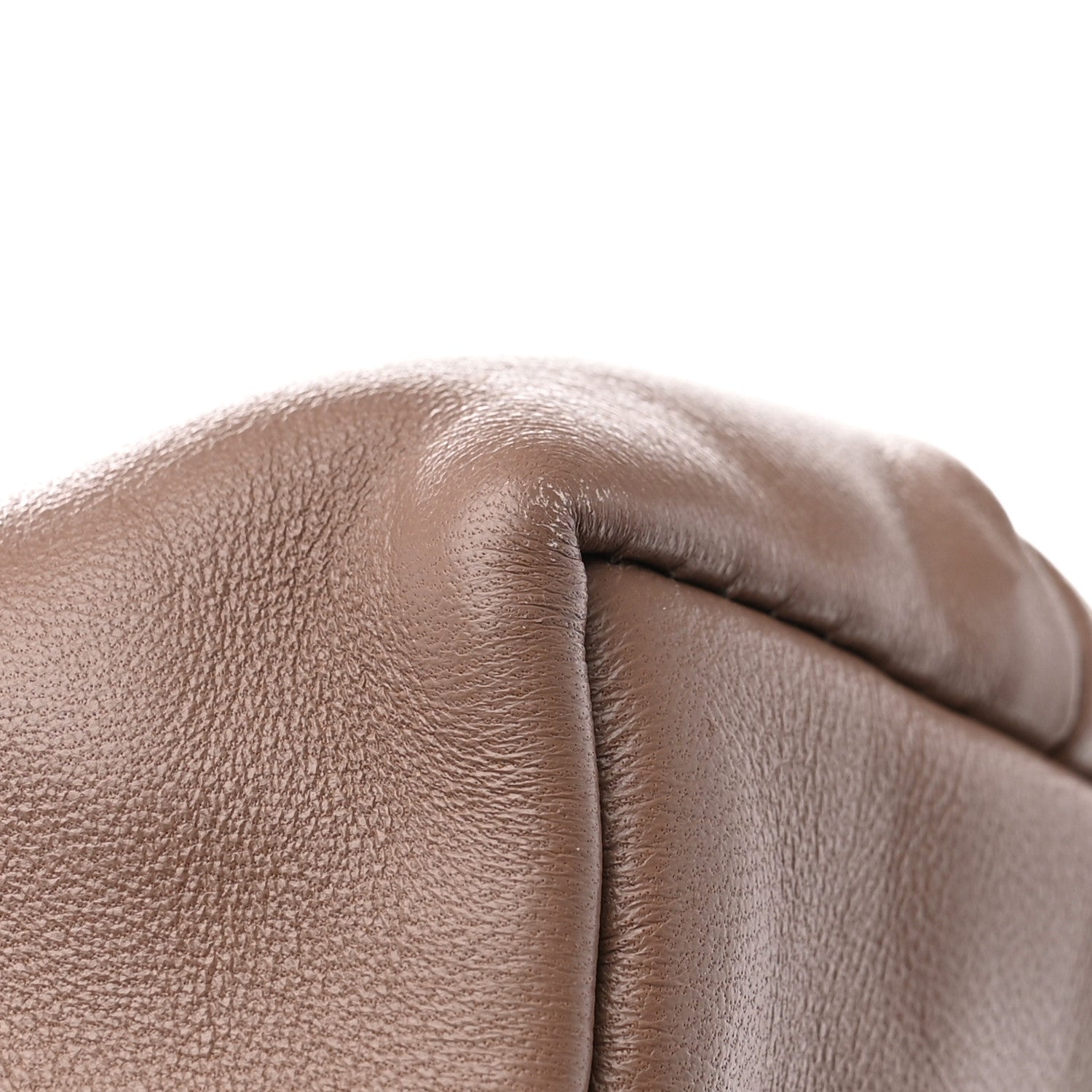 Lambskin Cloud Mini Clutch Biscotto