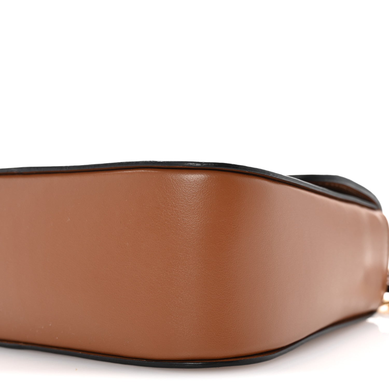 City Calf Lock Shoulder Bag Cognac