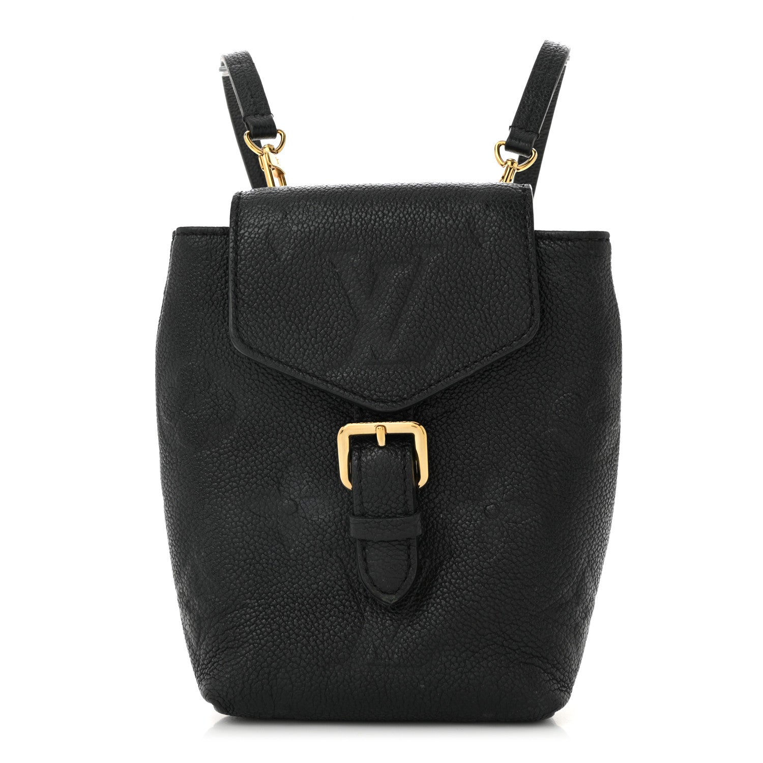 Empreinte Monogram Giant Tiny Backpack Black