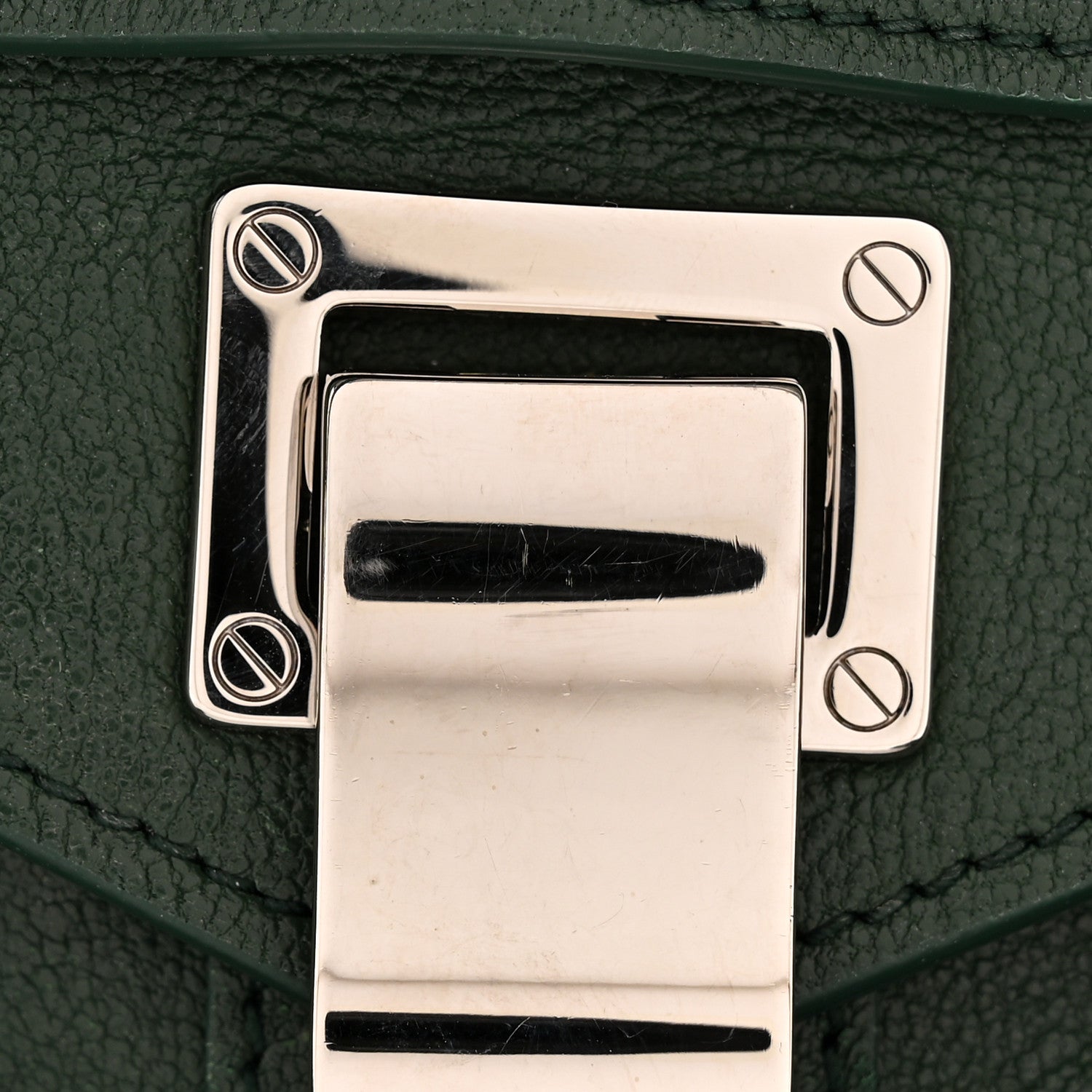 Lambskin Mini PS1 Satchel Forest Green