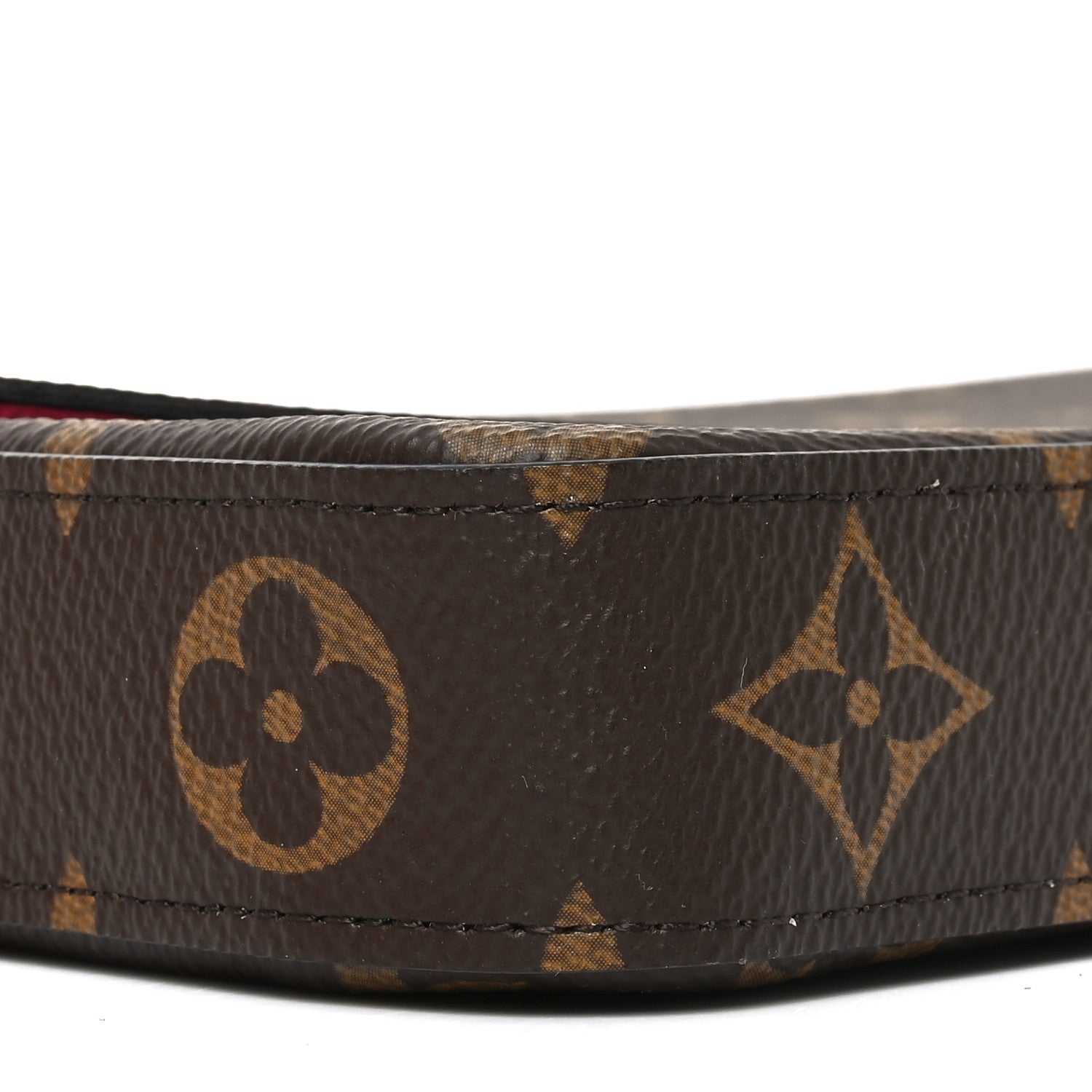 Monogram Pochette Felicie Chain Wallet Fuchsia