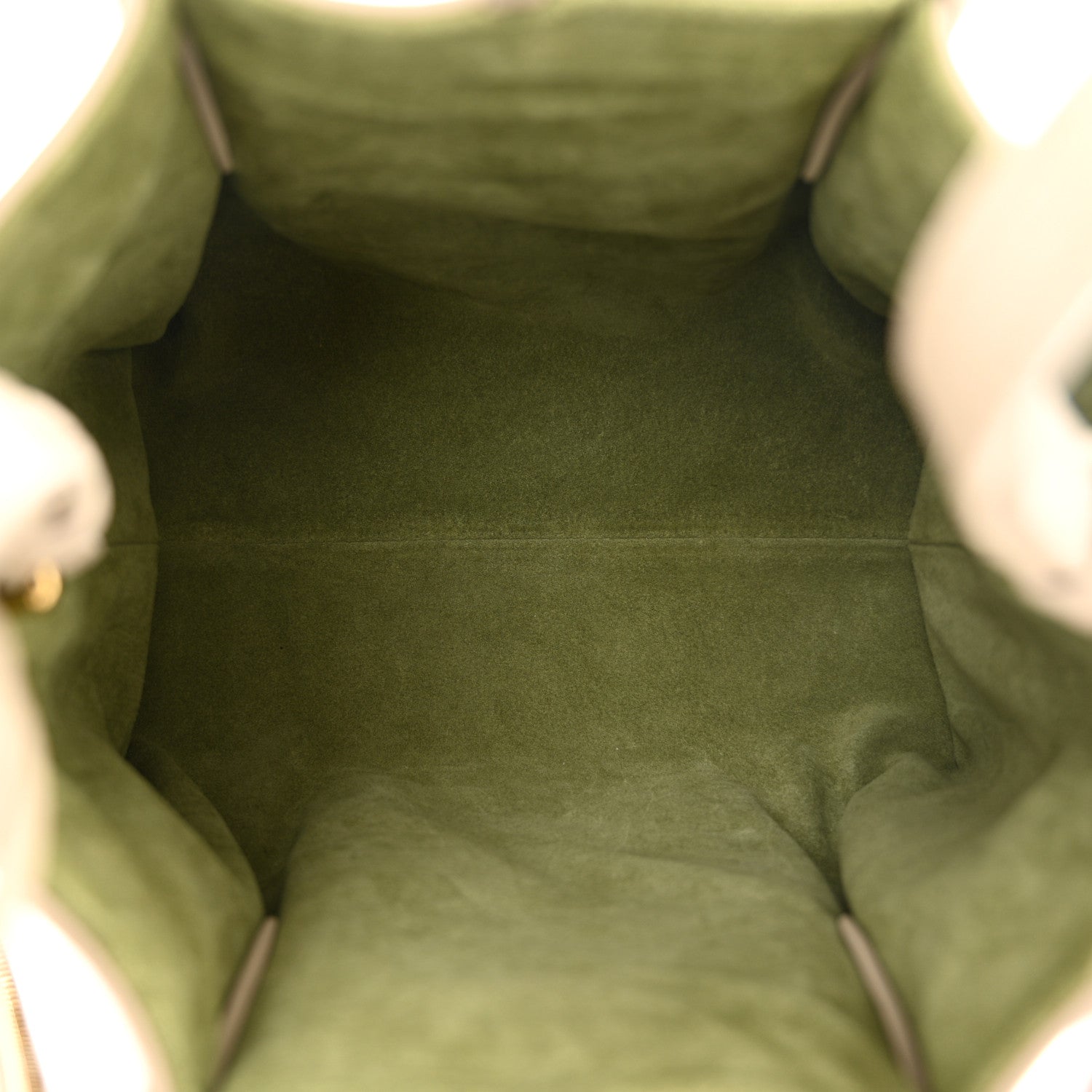 Calfskin Intrecciato Small Pinacoteca Tote Ecru Matcha