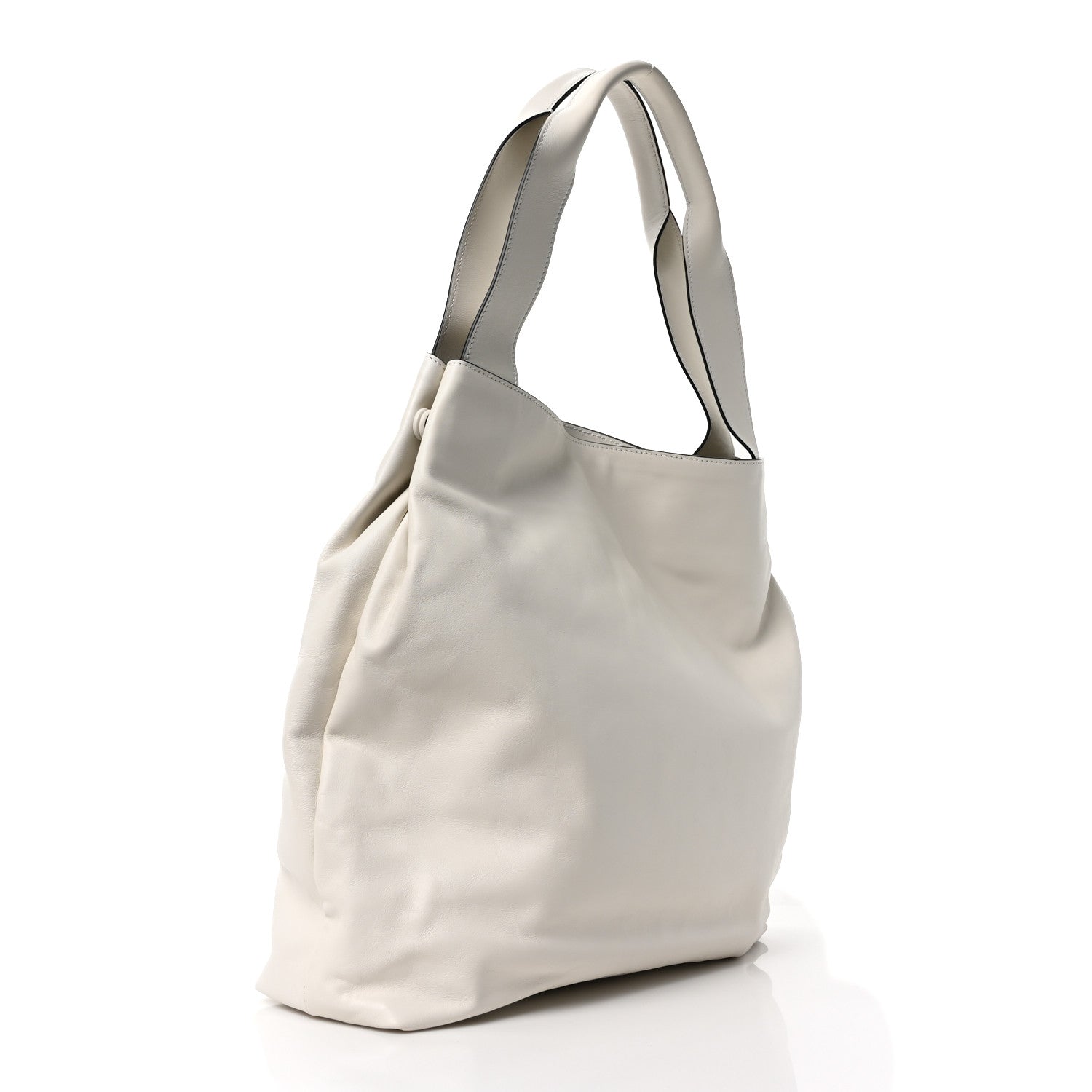 Soft Calf Hobo Bag White