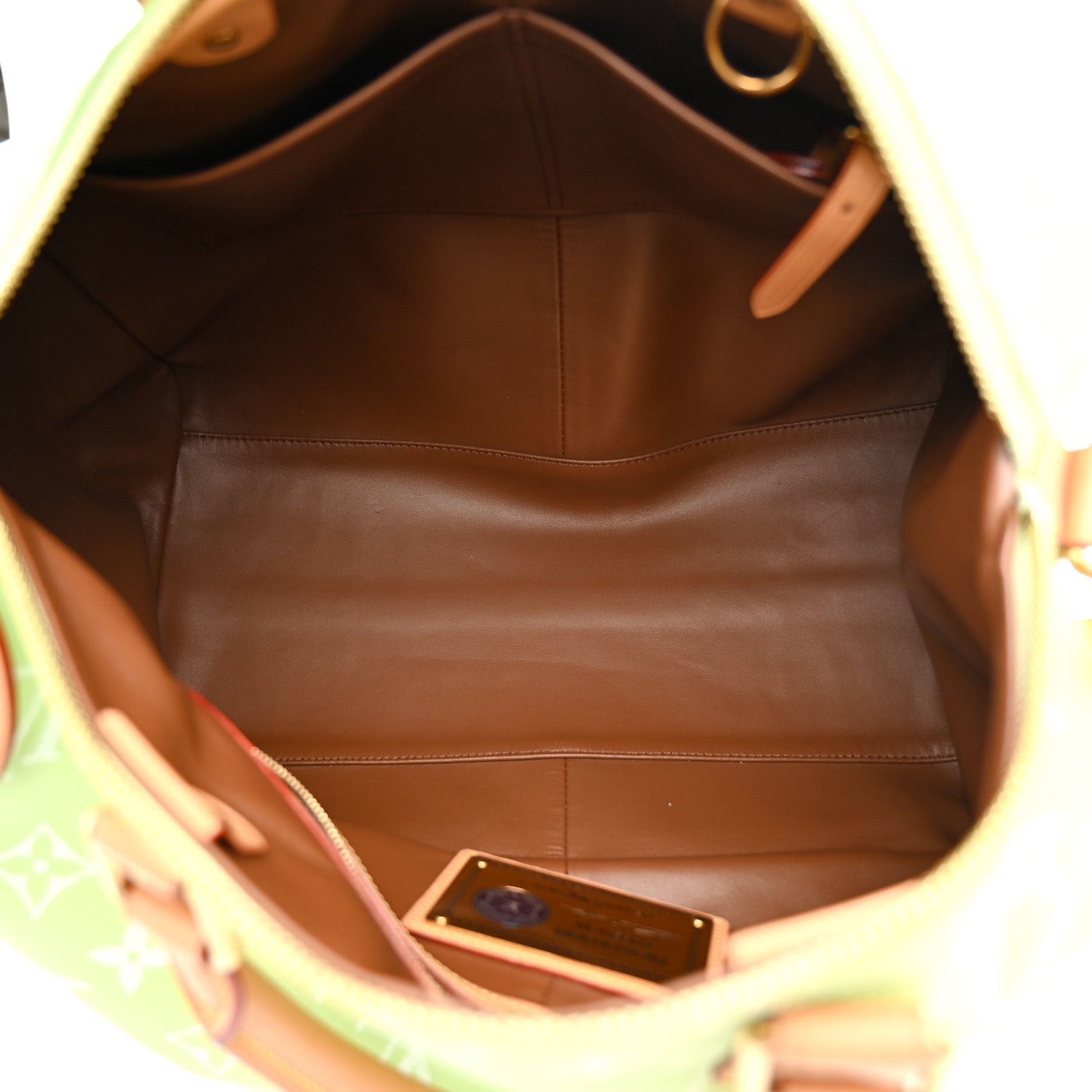 Calfskin Monogram Speedy P9 Bandouliere 40 Frozen Lime