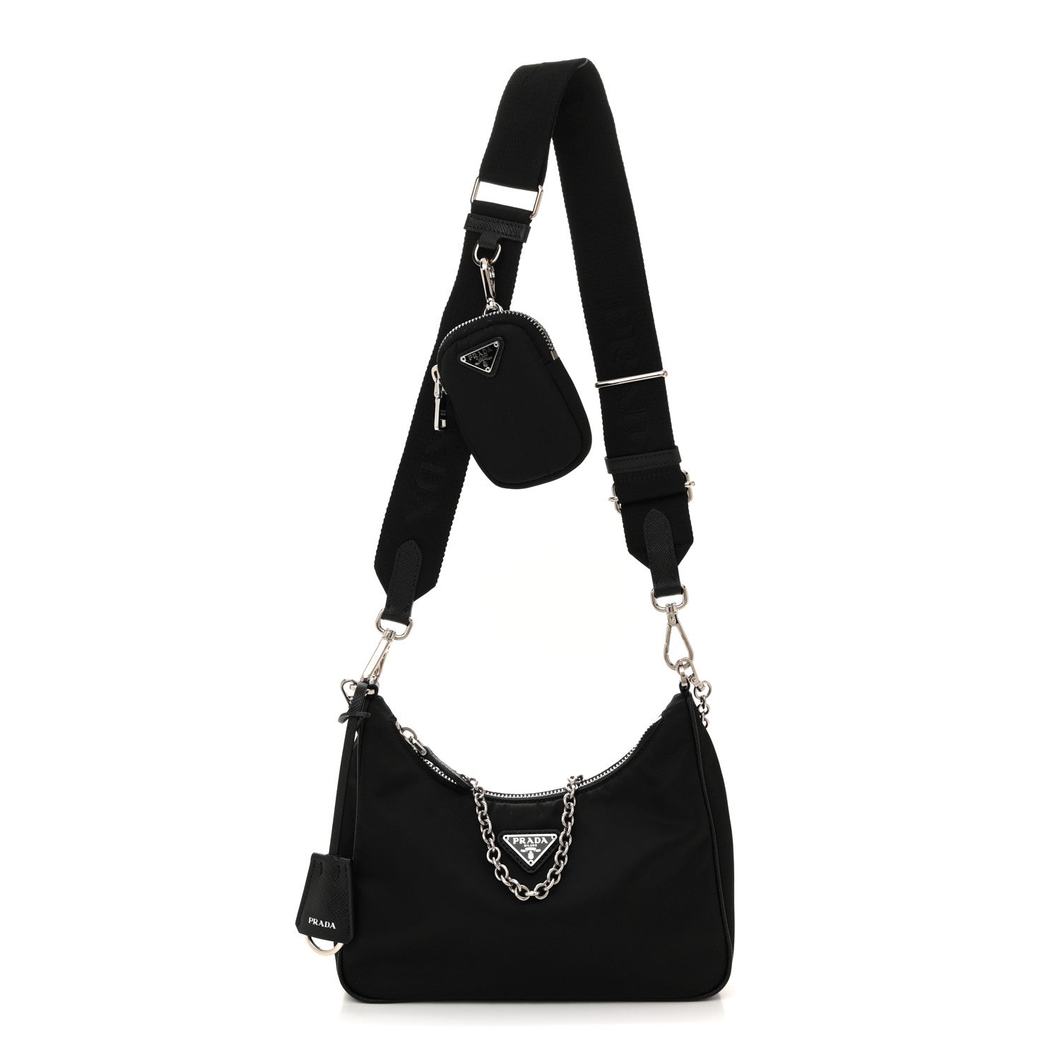Nylon Re-Edition 2005 Shoulder Bag Black