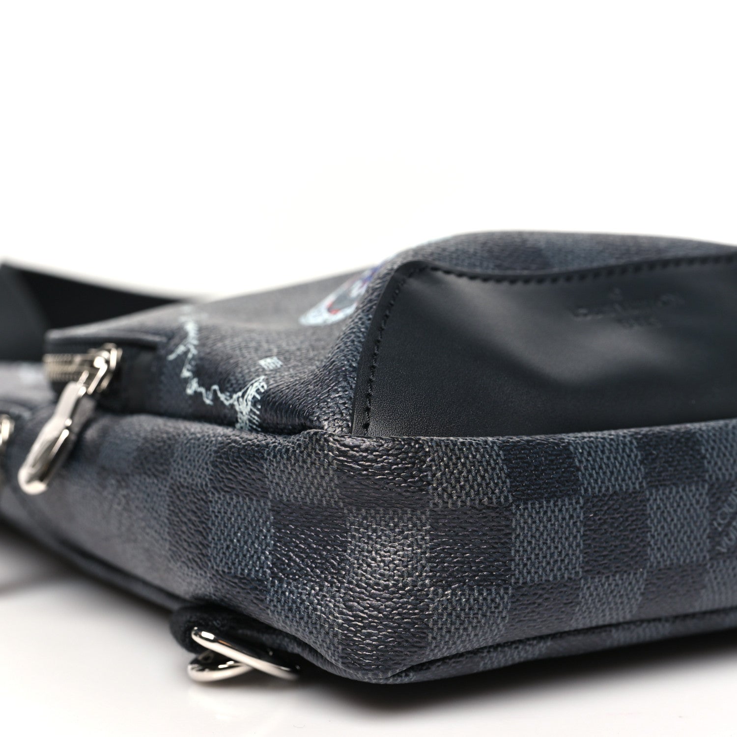 Damier Graphite World Map Avenue Sling Backpack